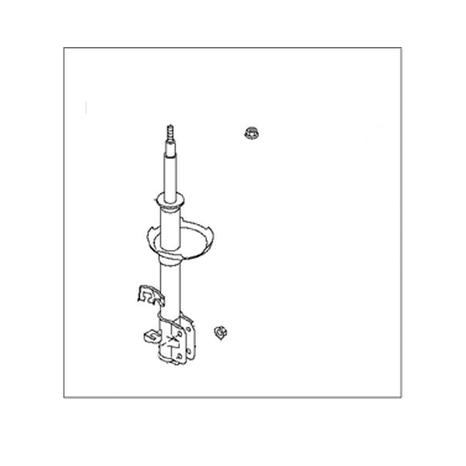 Nissan Versa 2009-2011 Front Right Shock Absorber product image