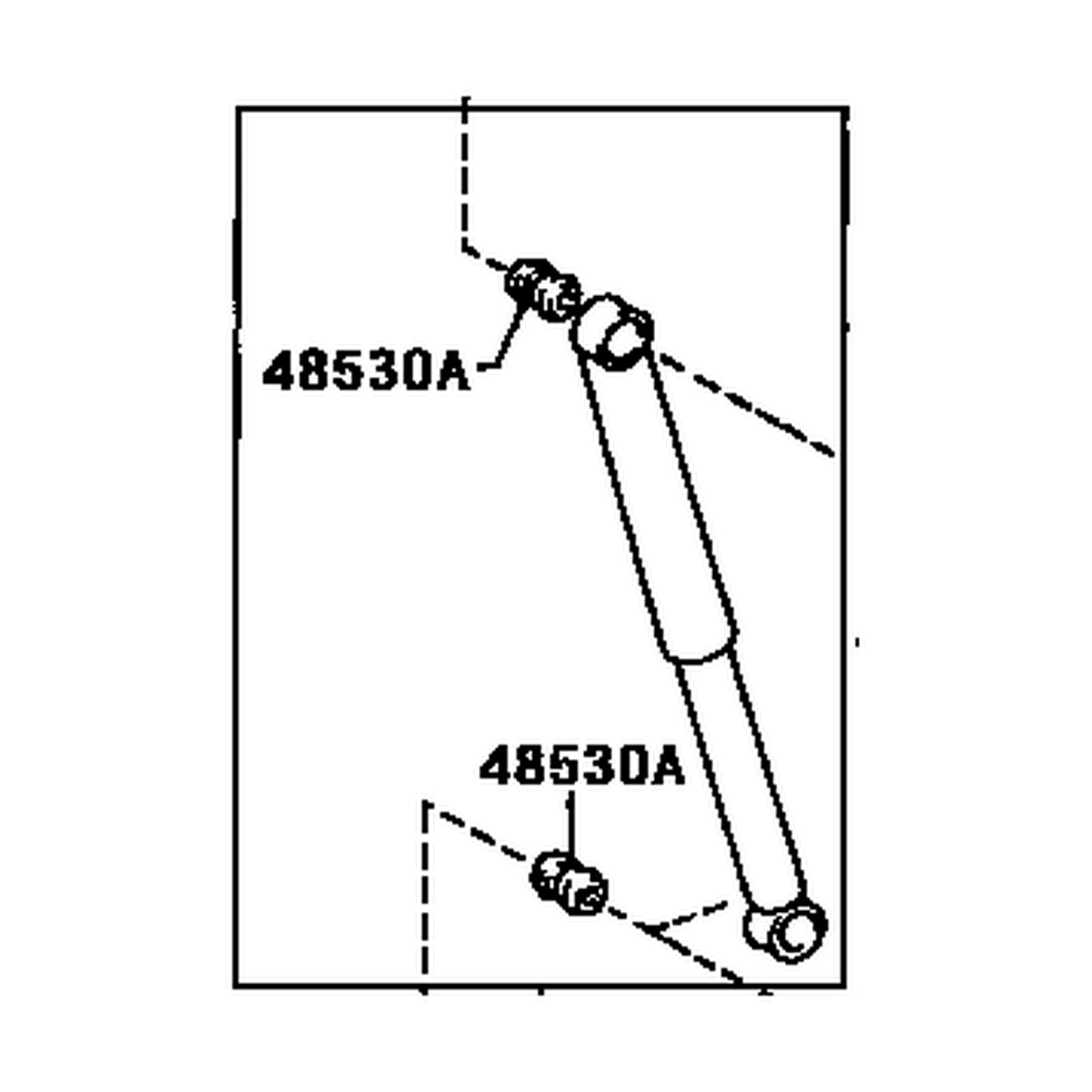 Toyota T100 1993-1996 Rear Right Shock Absorber product image