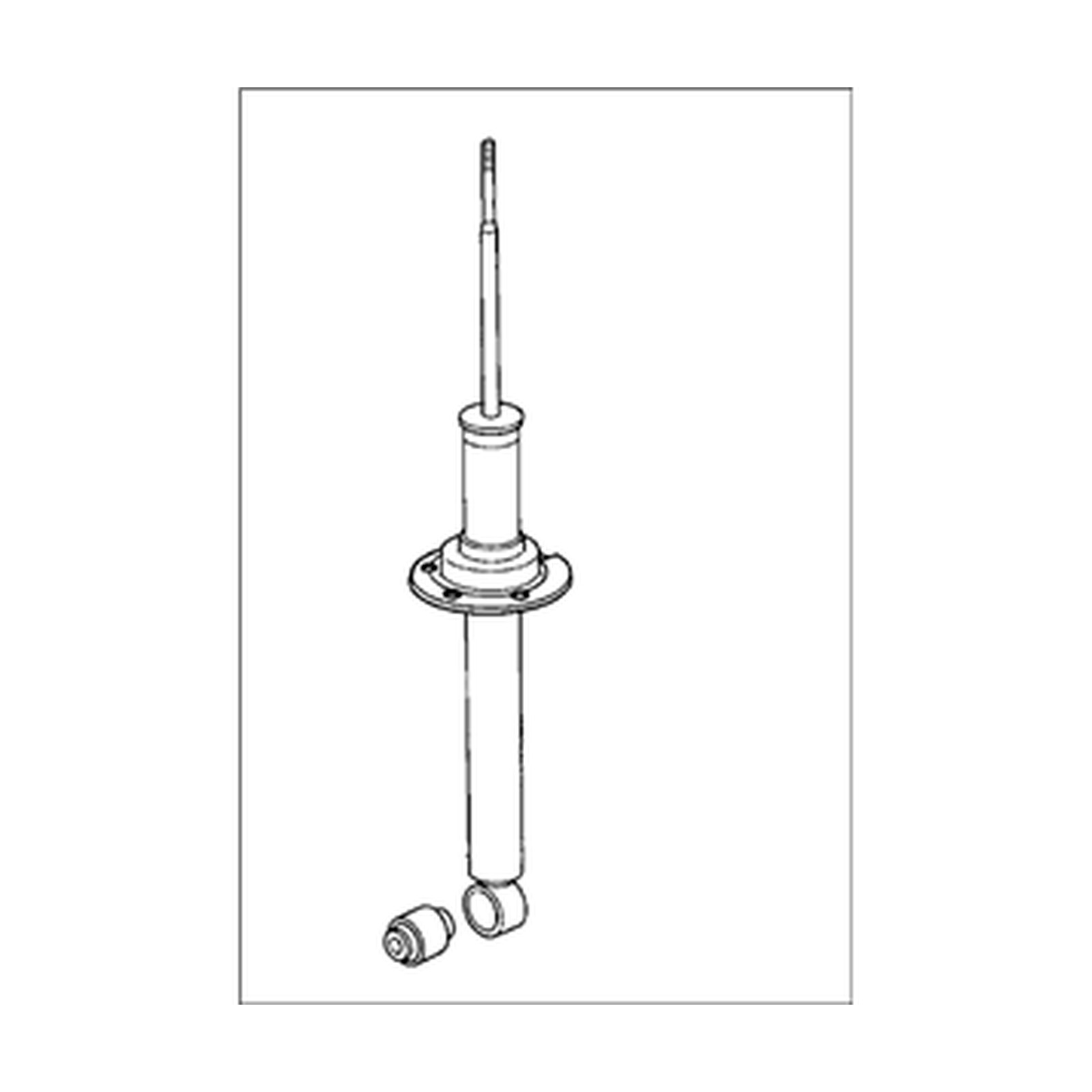 Rear shock absorbers for Honda Accord OEM 52611-SDP-A81