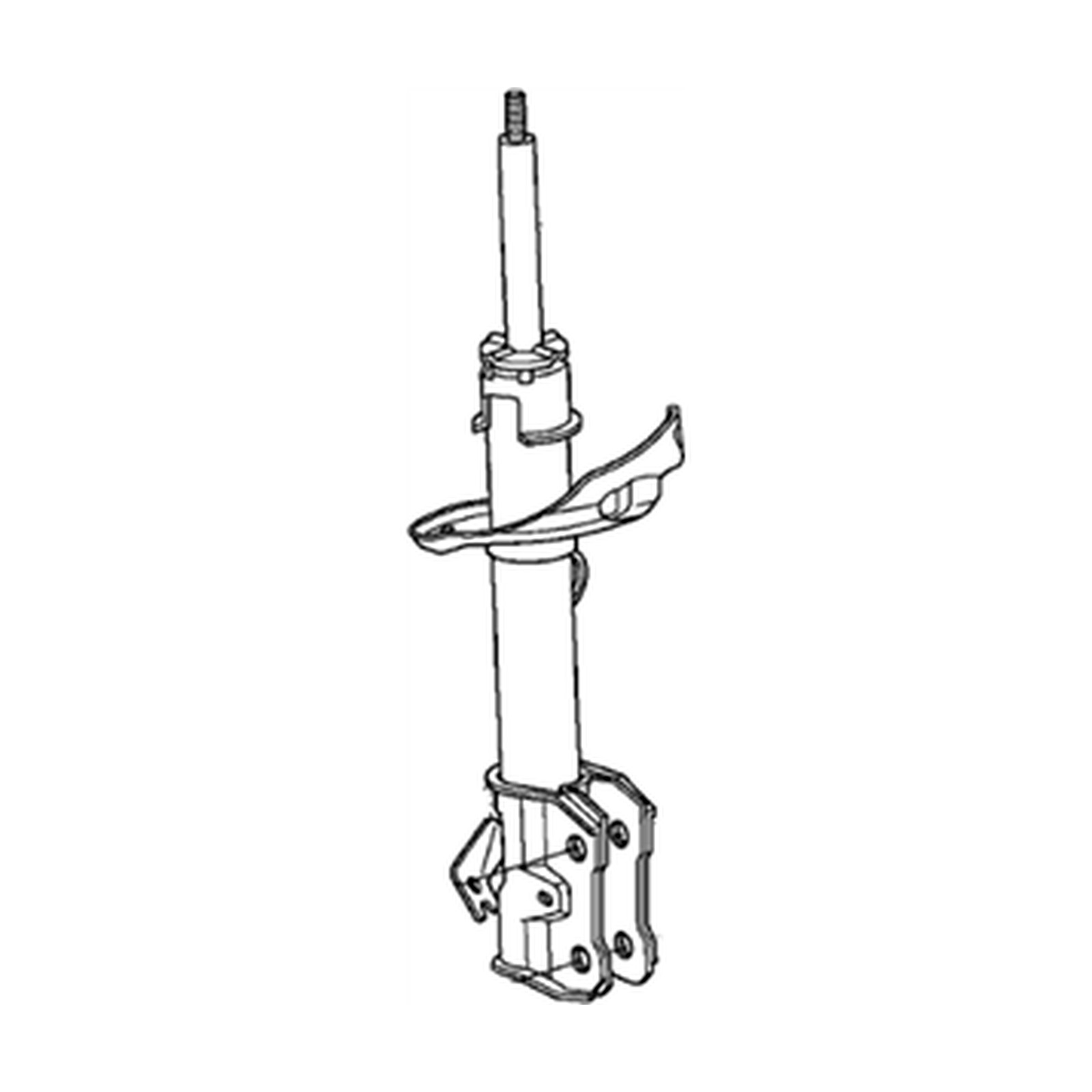 Front Left shock absorbers for Honda CR-V OEM 51621-T1W-A13