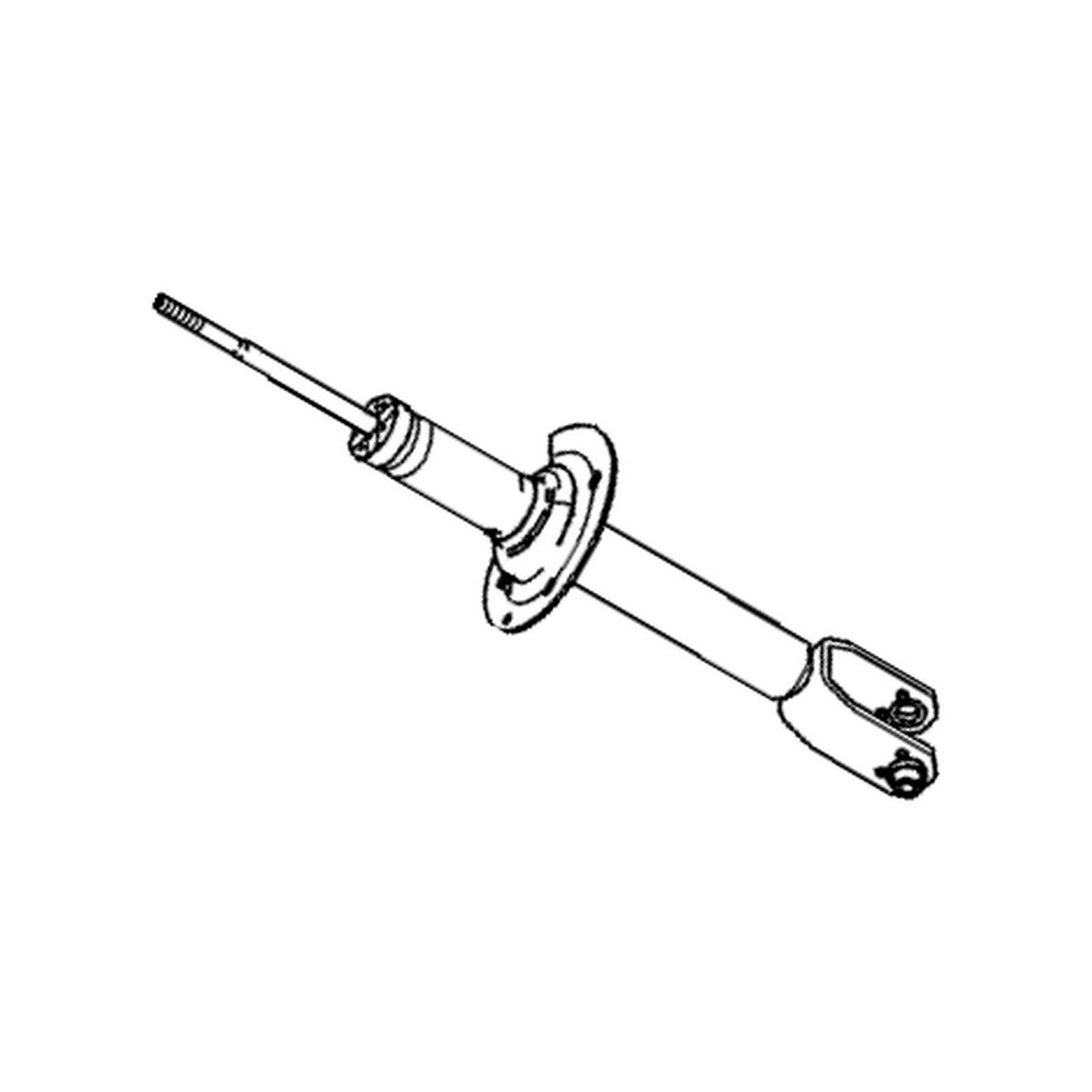 Rear shock absorbers for Honda Crosstour OEM 52611-TP7-A04