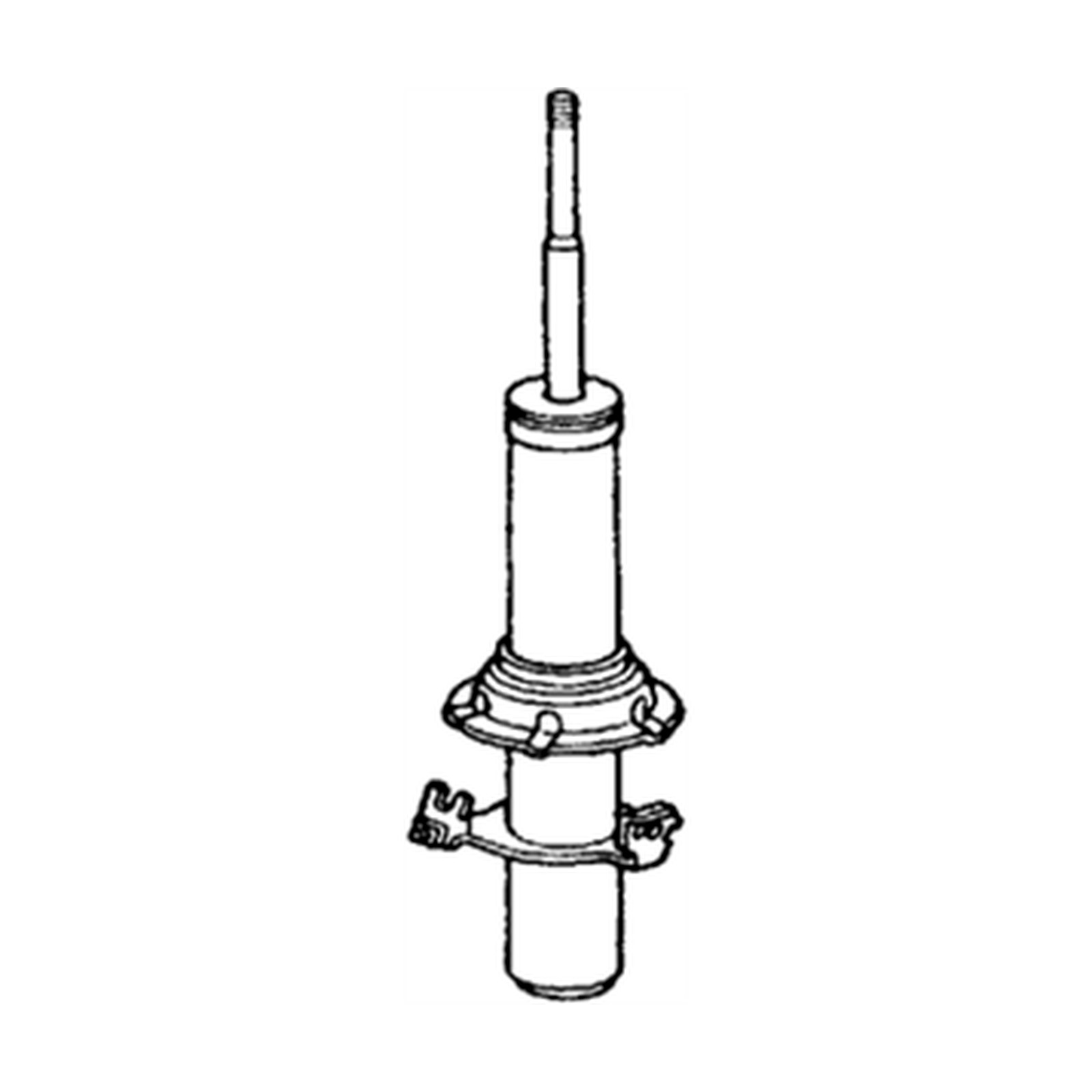 Front Left shock absorbers for Honda CRX OEM 51606-SH3-024
