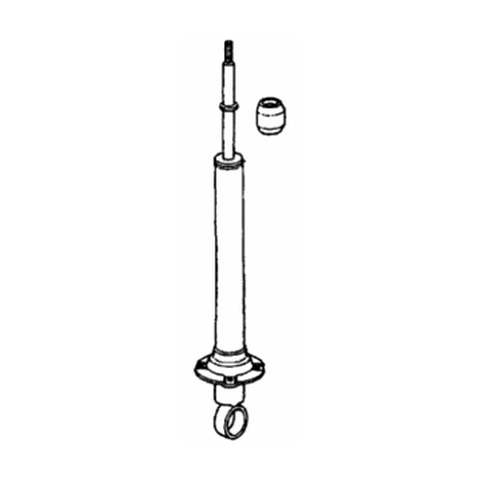 Rear shock absorbers for Honda CRX OEM 52611-SB2-681