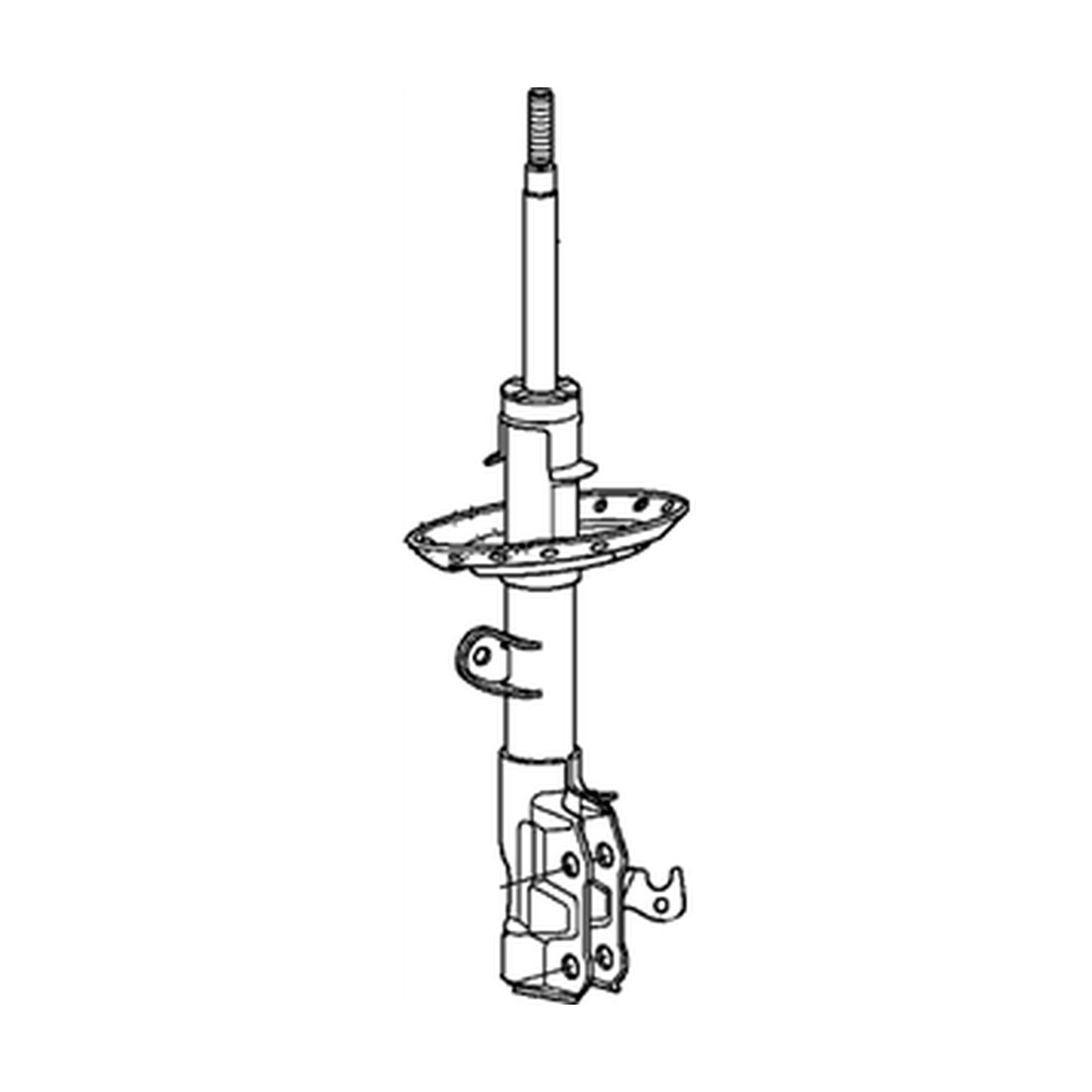 Front Left shock absorbers for Honda Fit OEM 51621-TK6-A51