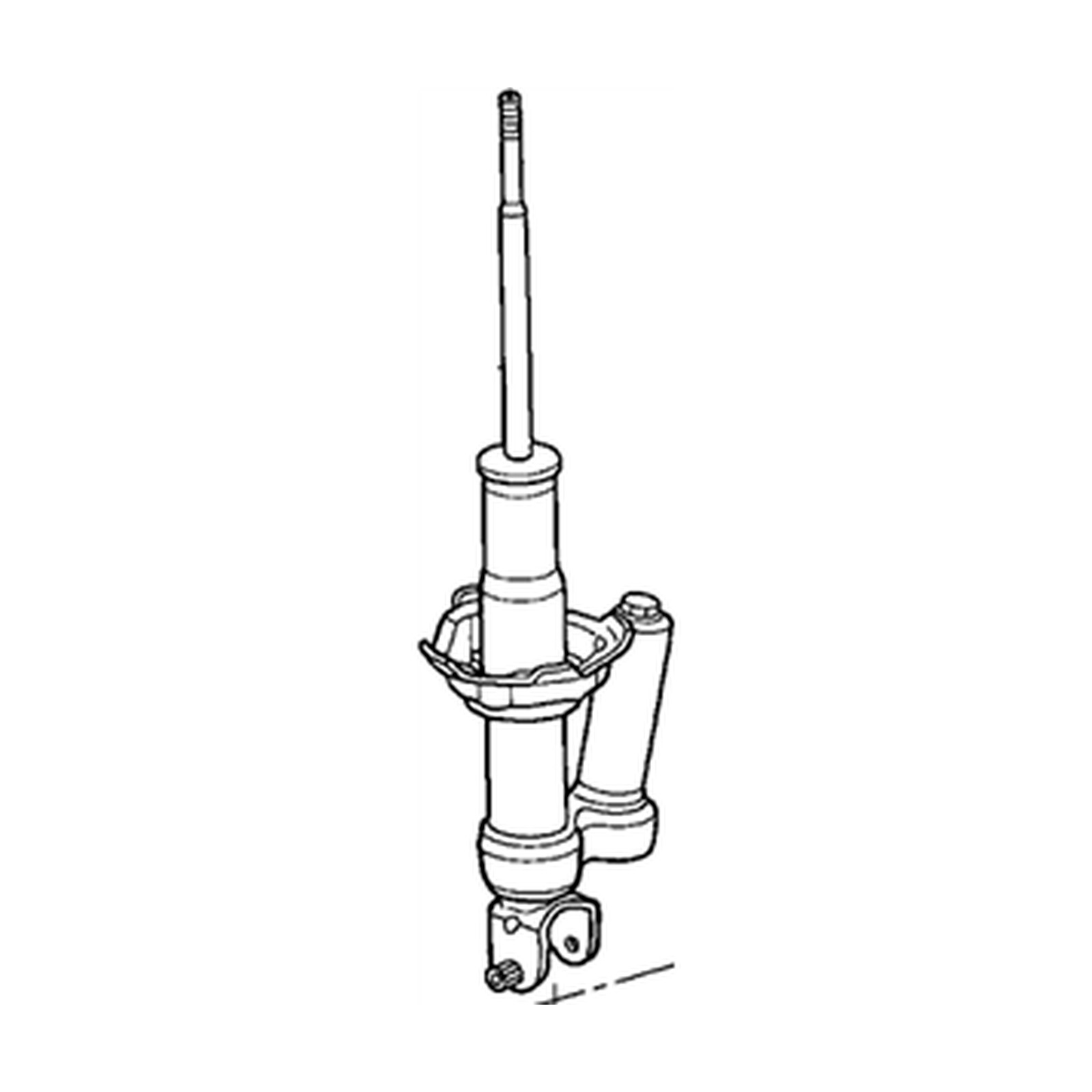 Rear Right shock absorbers for Honda S2000 OEM 52611-S2A-S21