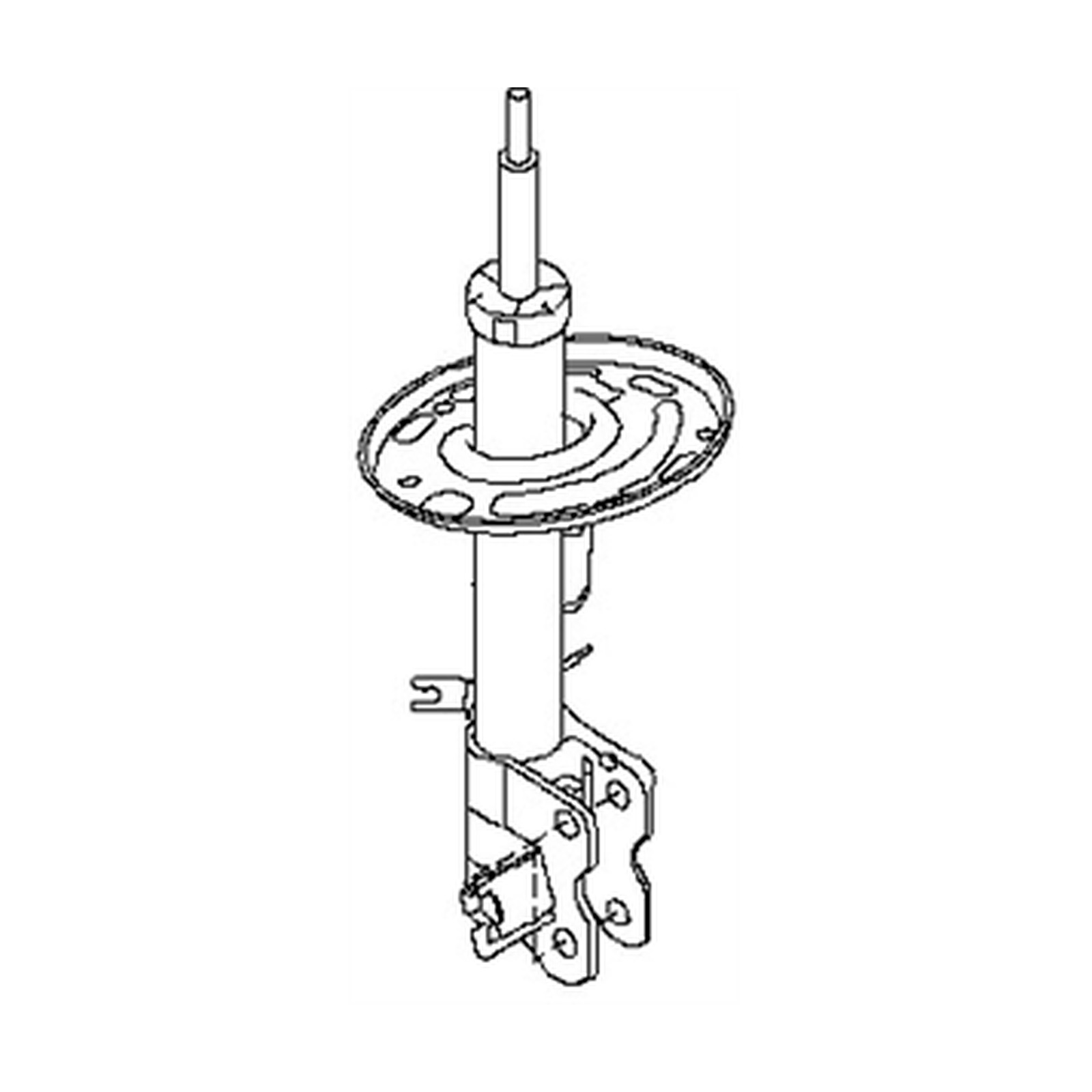 Front Right strut assemblies for Nissan 200SX OEM 54302-01F25