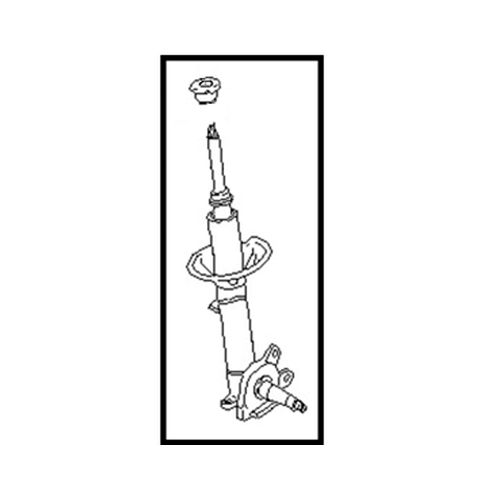 Front shock absorbers for Nissan 200SX OEM 56105-01F25