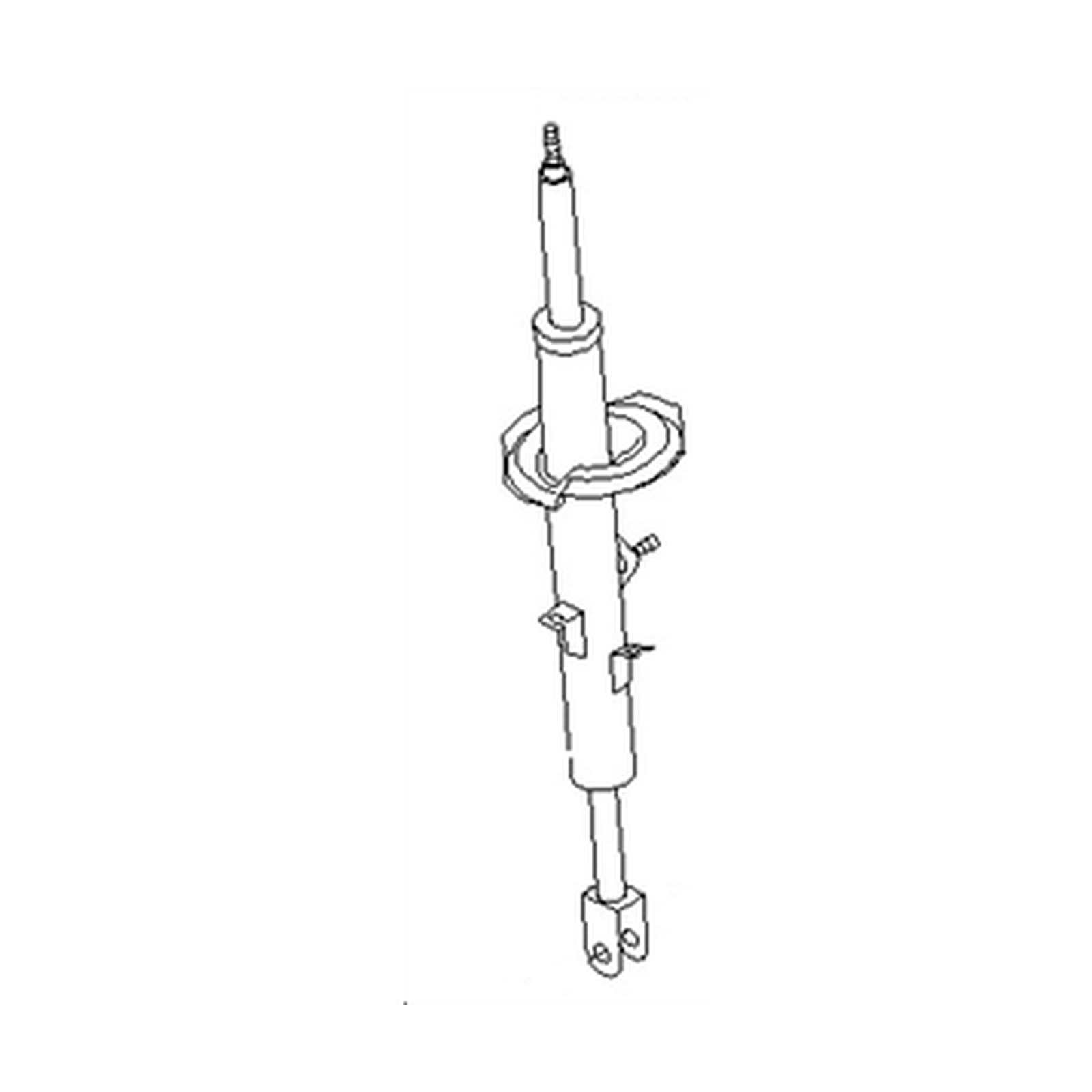 Front Left shock absorbers for Nissan 350Z OEM E6110-CF40B