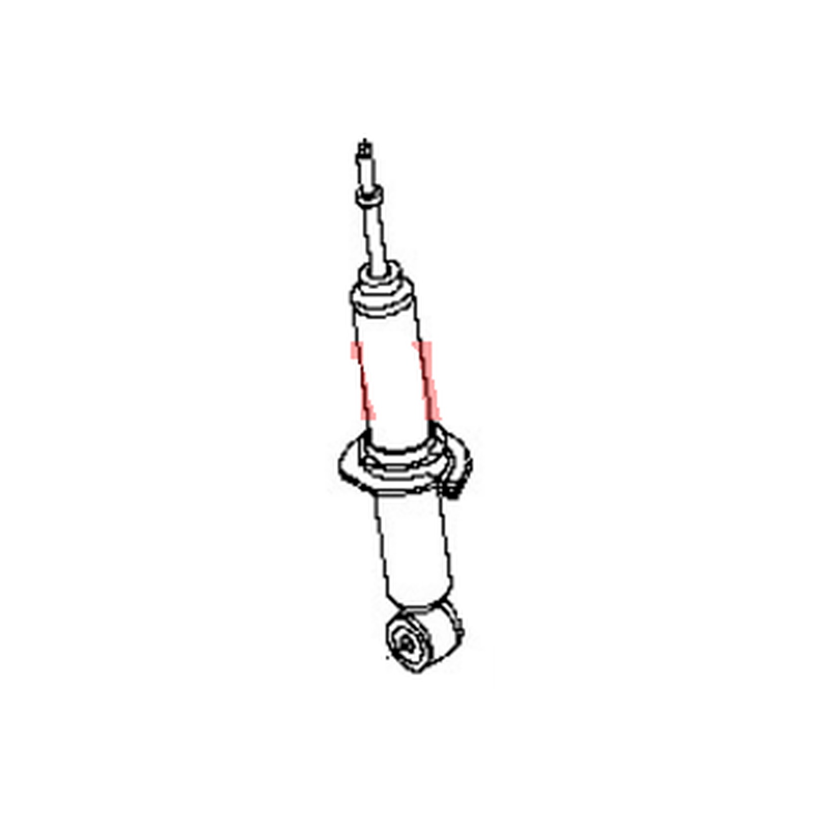 Front Left shock absorbers for Nissan Frontier OEM E6110-ZP02A
