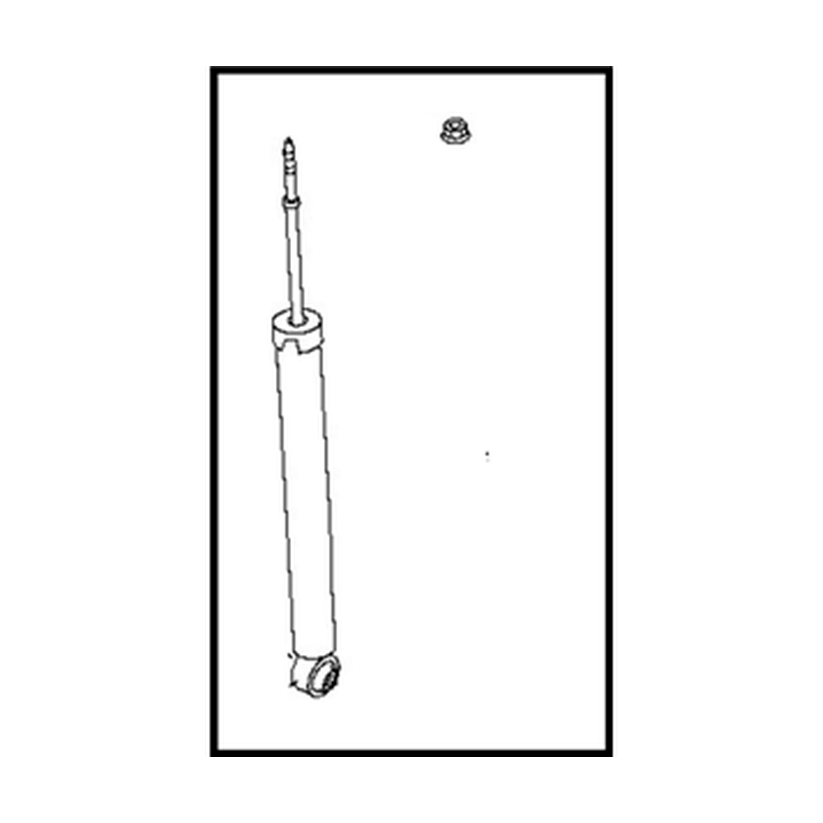 Rear shock absorbers for Nissan Juke OEM E6210-3YW1A