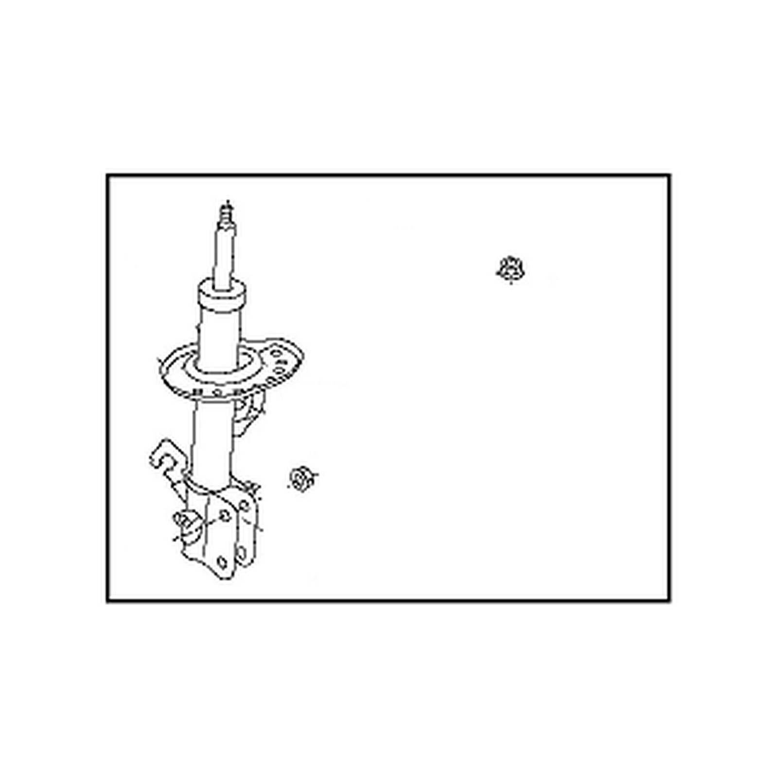 Front Right strut assemblies for Nissan Leaf OEM E4302-3NA0C
