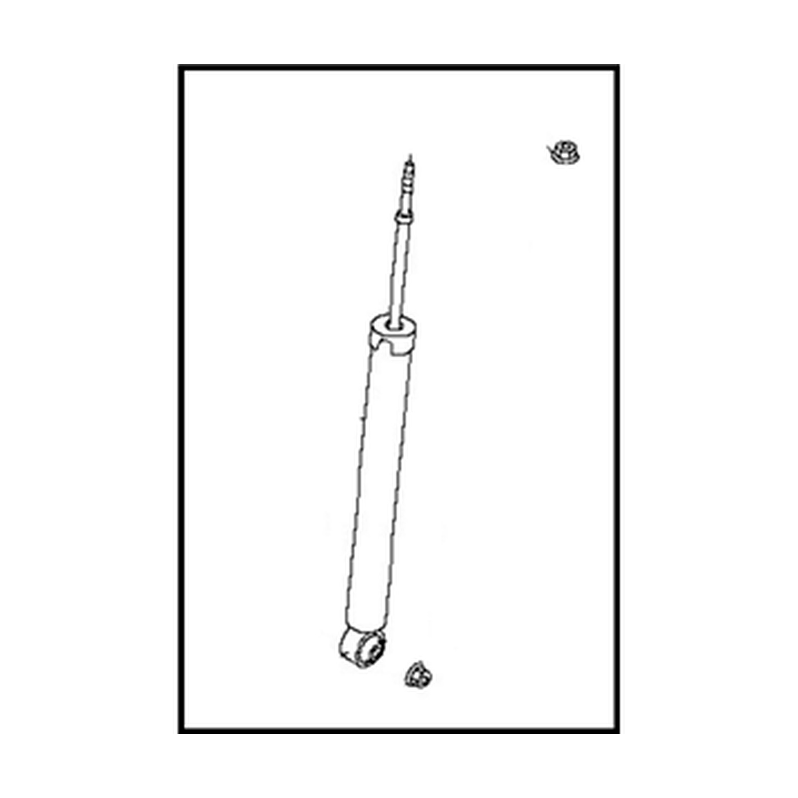 Rear shock absorbers for Nissan Leaf OEM E6210-3NA0B