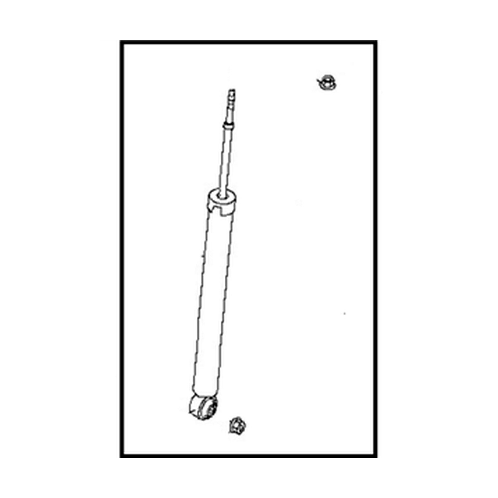 Rear shock absorbers for Nissan Leaf OEM E6210-3NF1J