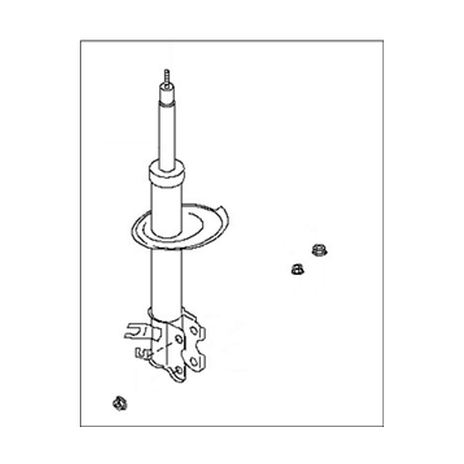 Front Left strut assemblies for Nissan Murano OEM 54303-CB125