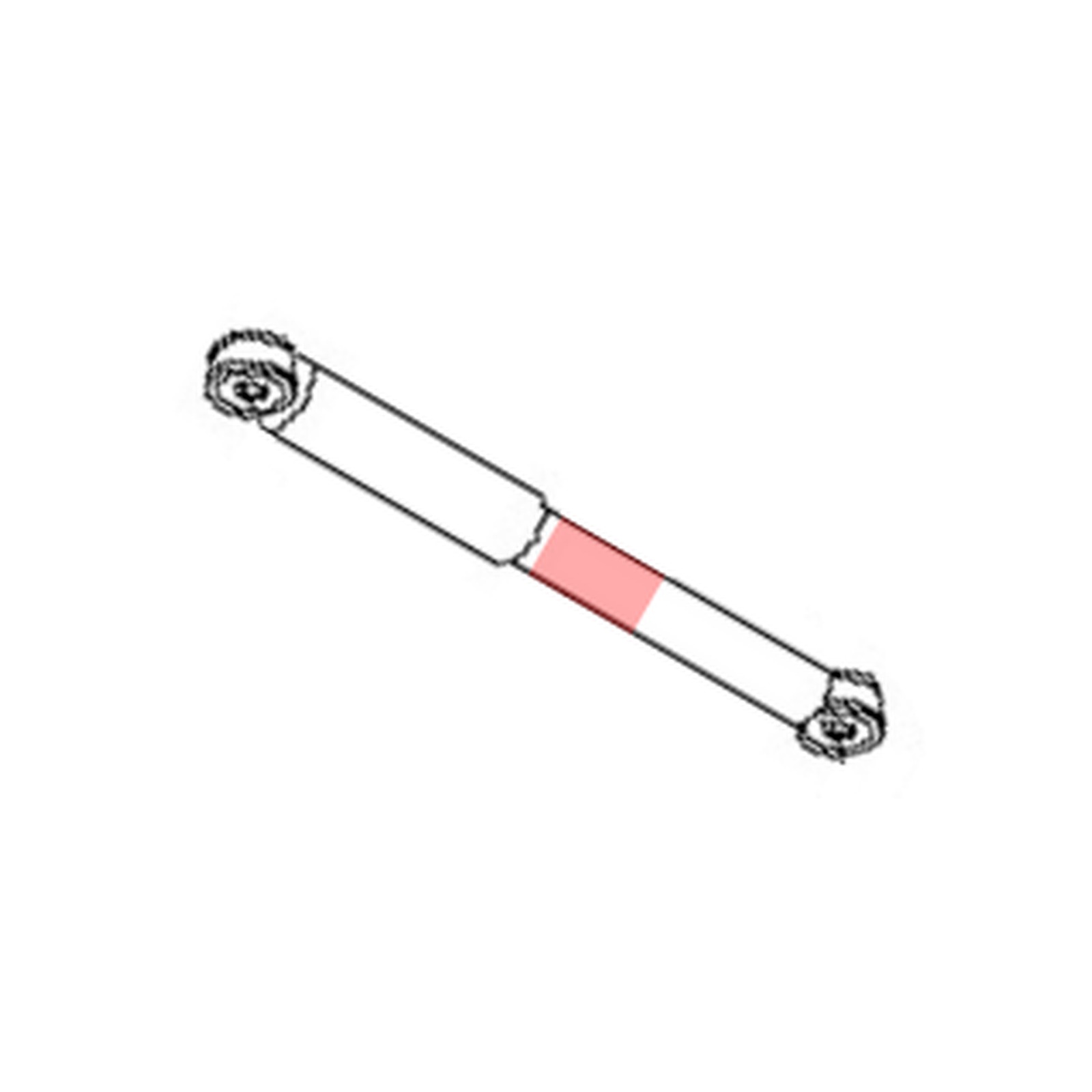Rear shock absorbers for Nissan Pathfinder OEM 56200-0W026