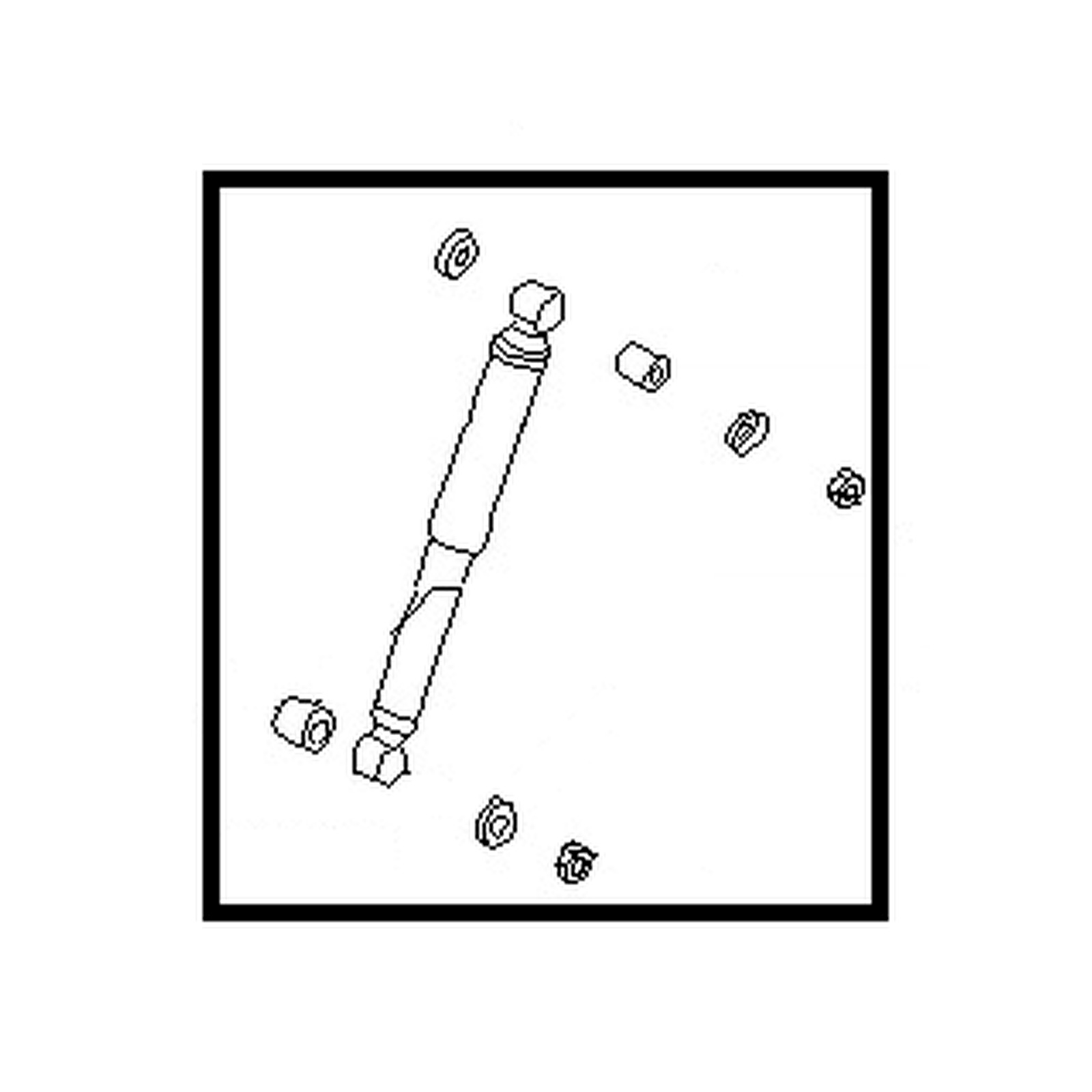 Rear shock absorbers for Nissan Quest OEM 56200-6B025