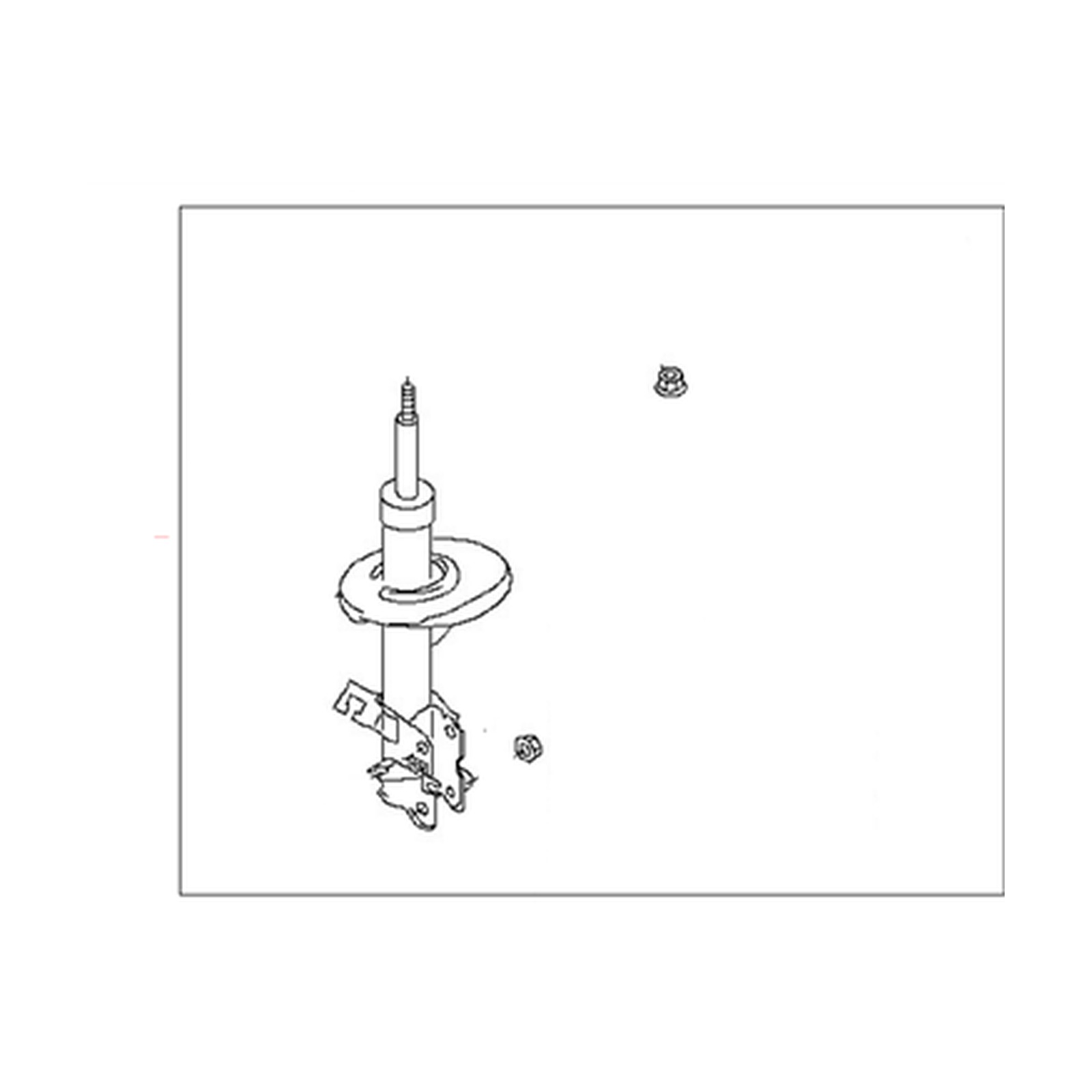 Front Left strut assemblies for Nissan Rogue OEM E4303-1VK0A