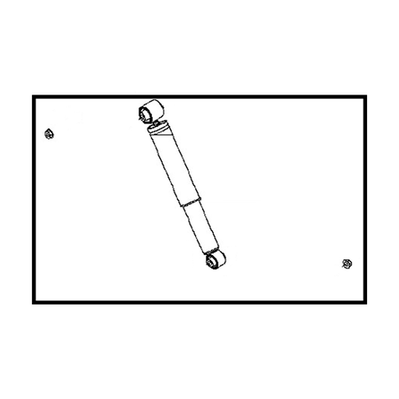 Rear shock absorbers for Nissan Rogue OEM E6210-4BA1D