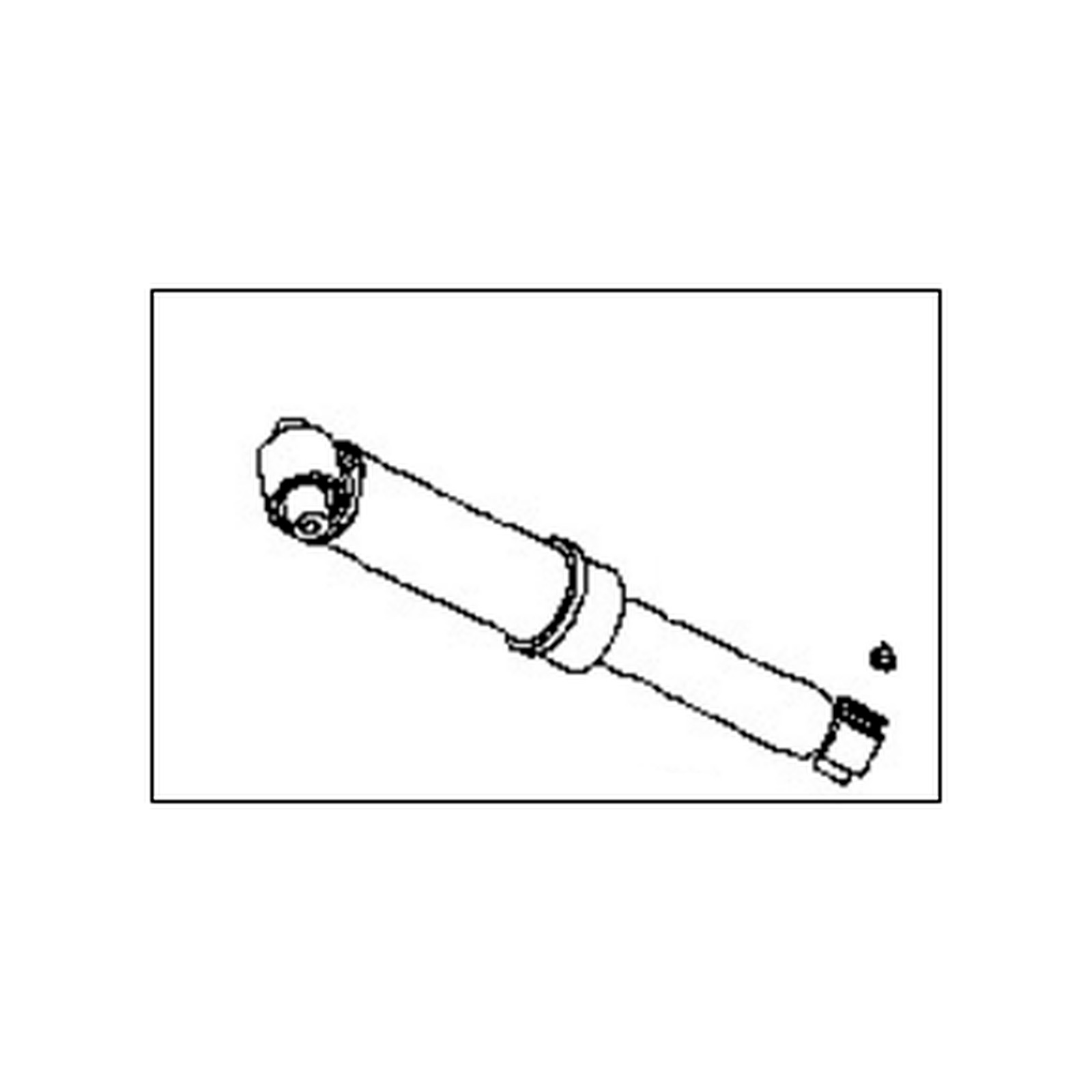 Rear Right shock absorbers for Nissan Sentra OEM E6200-ET80A