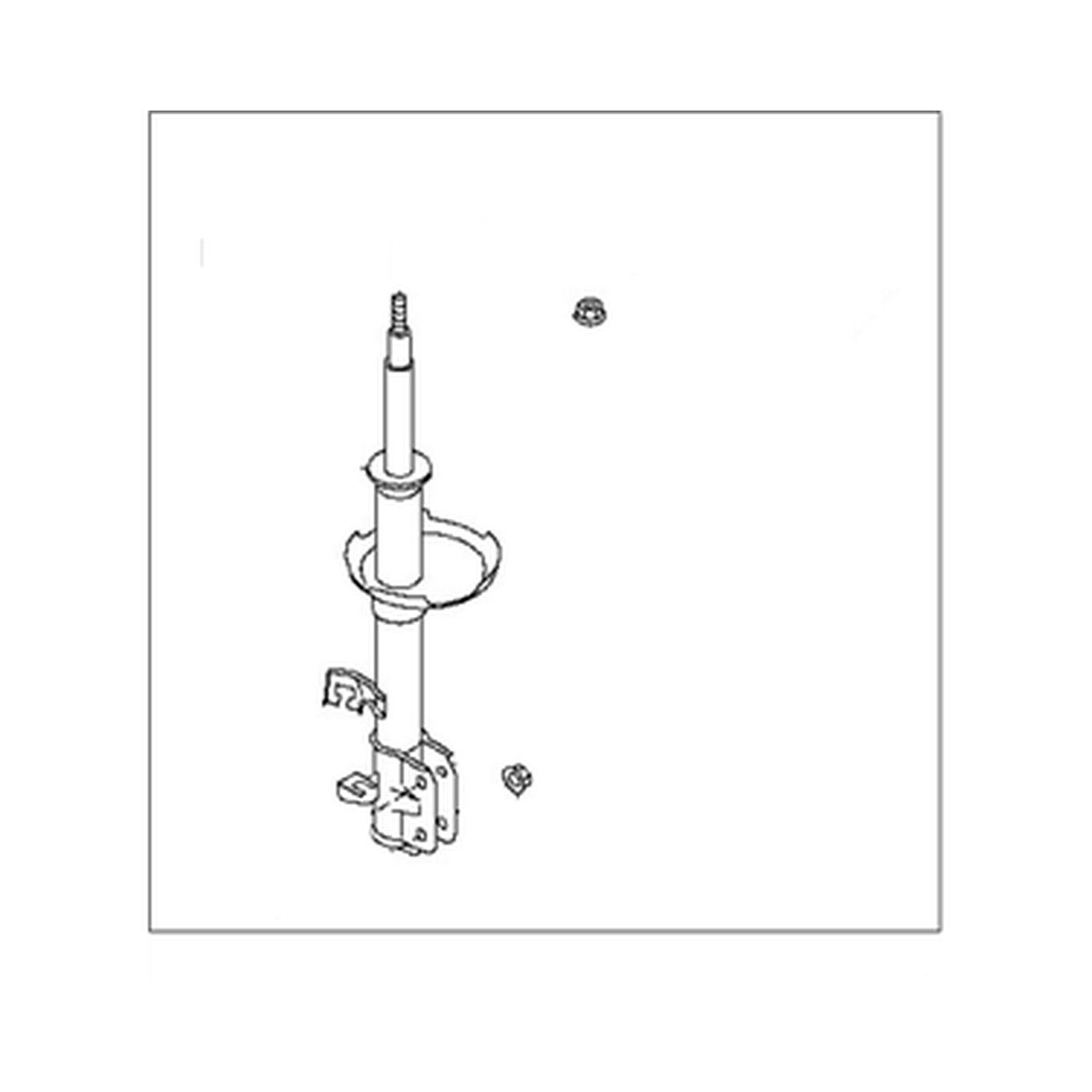 Front Right strut assemblies for Nissan Versa OEM E4302-EL00A