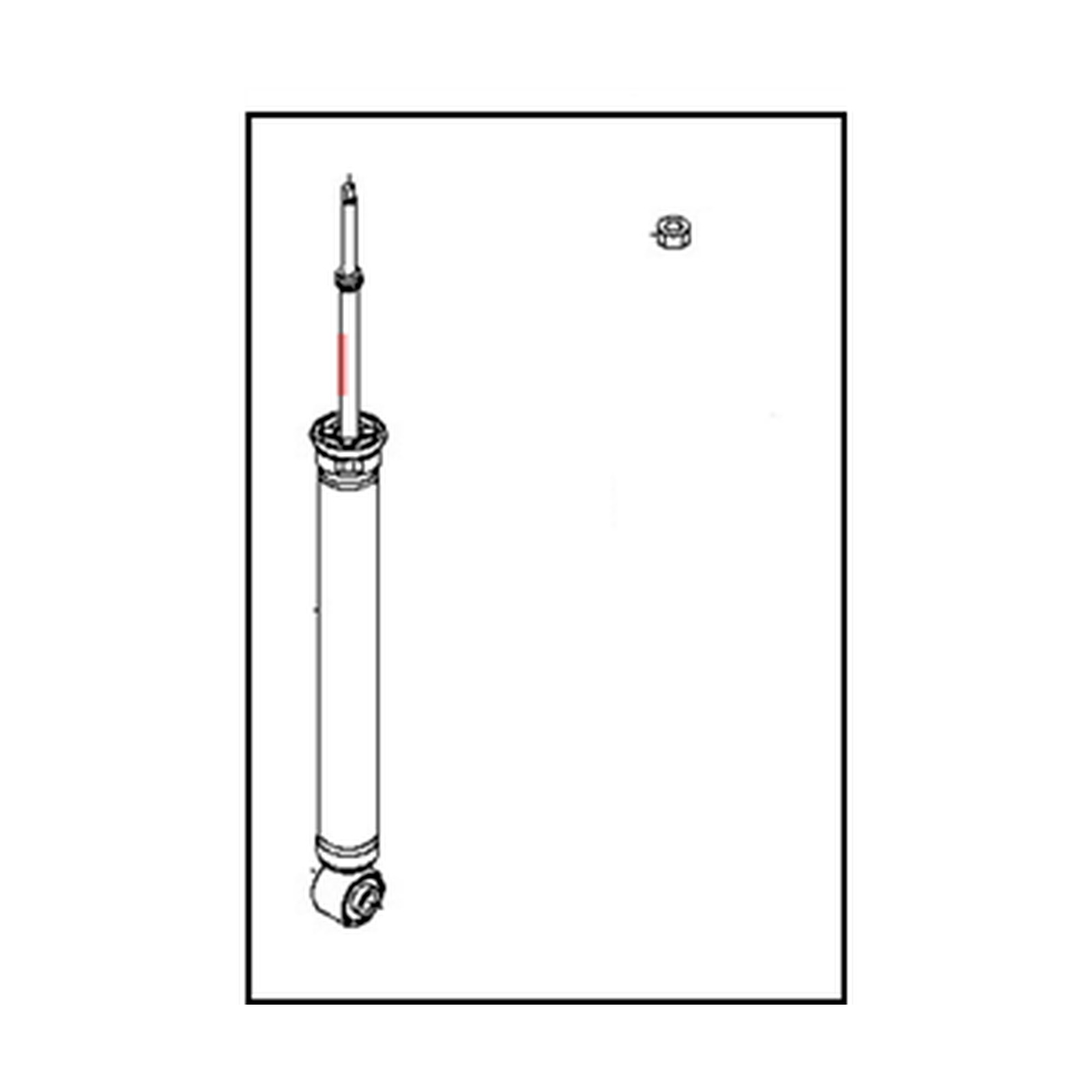 Rear shock absorbers for Nissan Versa;Versa Note OEM E6210-9MB0A