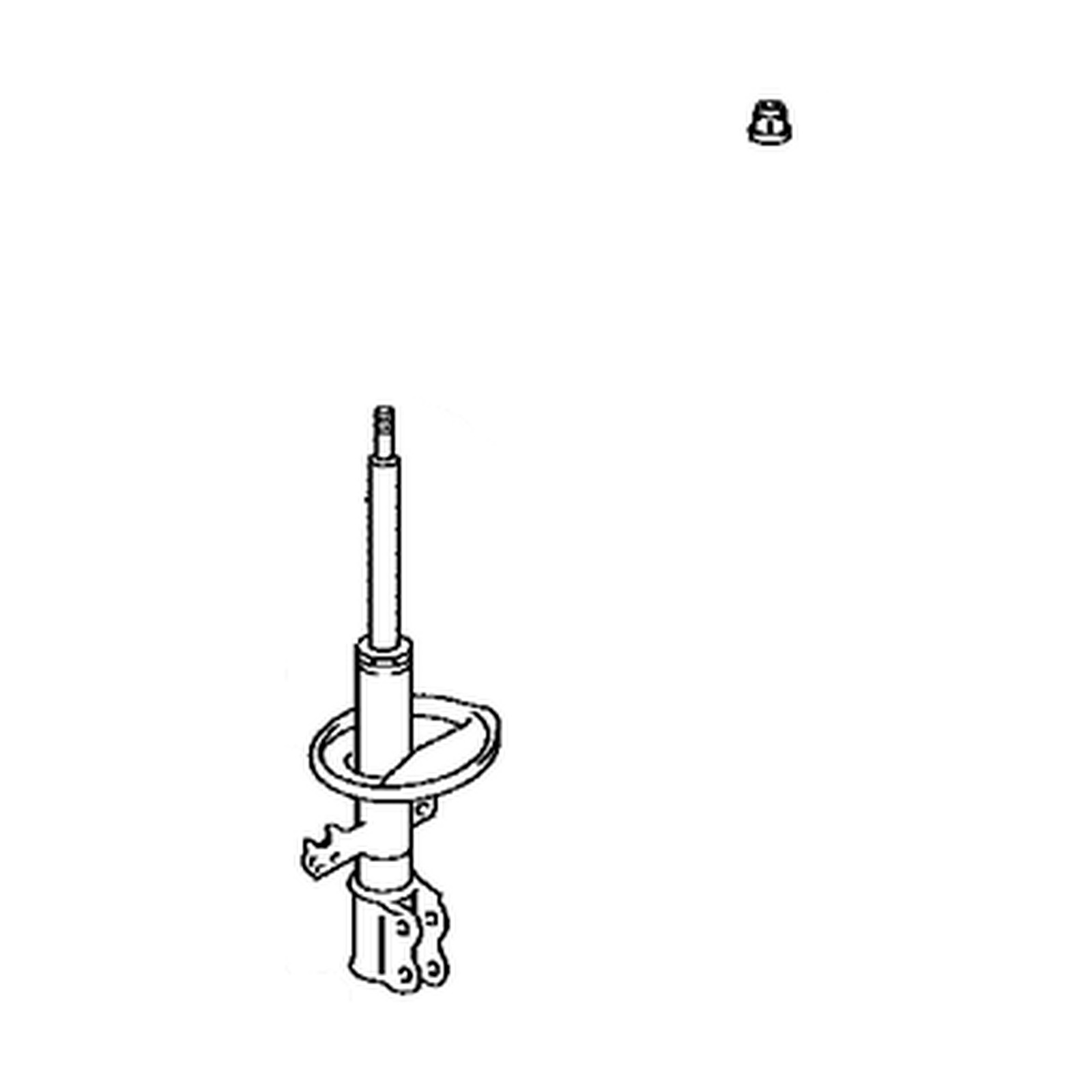 Rear Right shock absorbers for Toyota Avalon OEM 48530-A9030