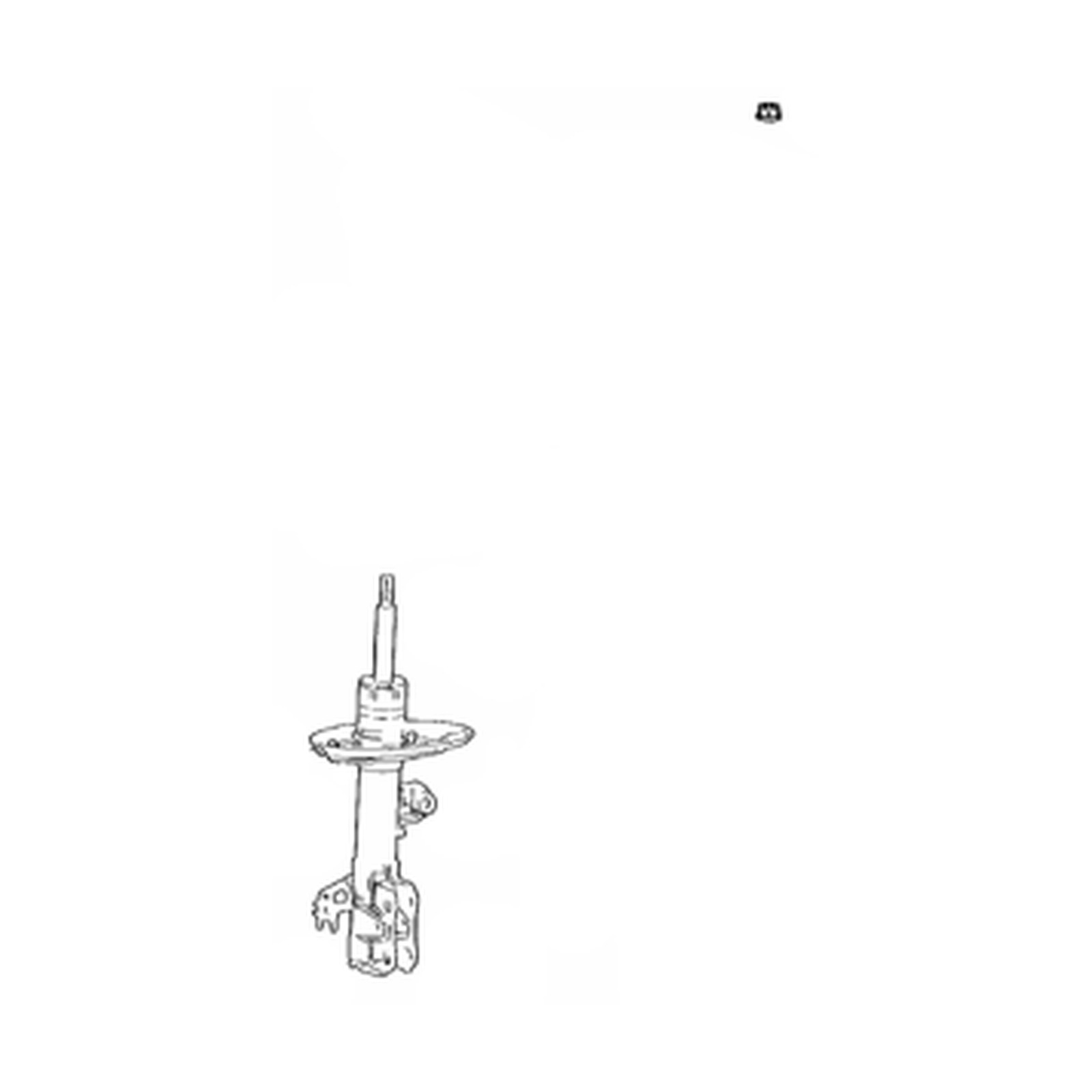 Front Left shock absorbers for Toyota Camry OEM 48520-8Z396
