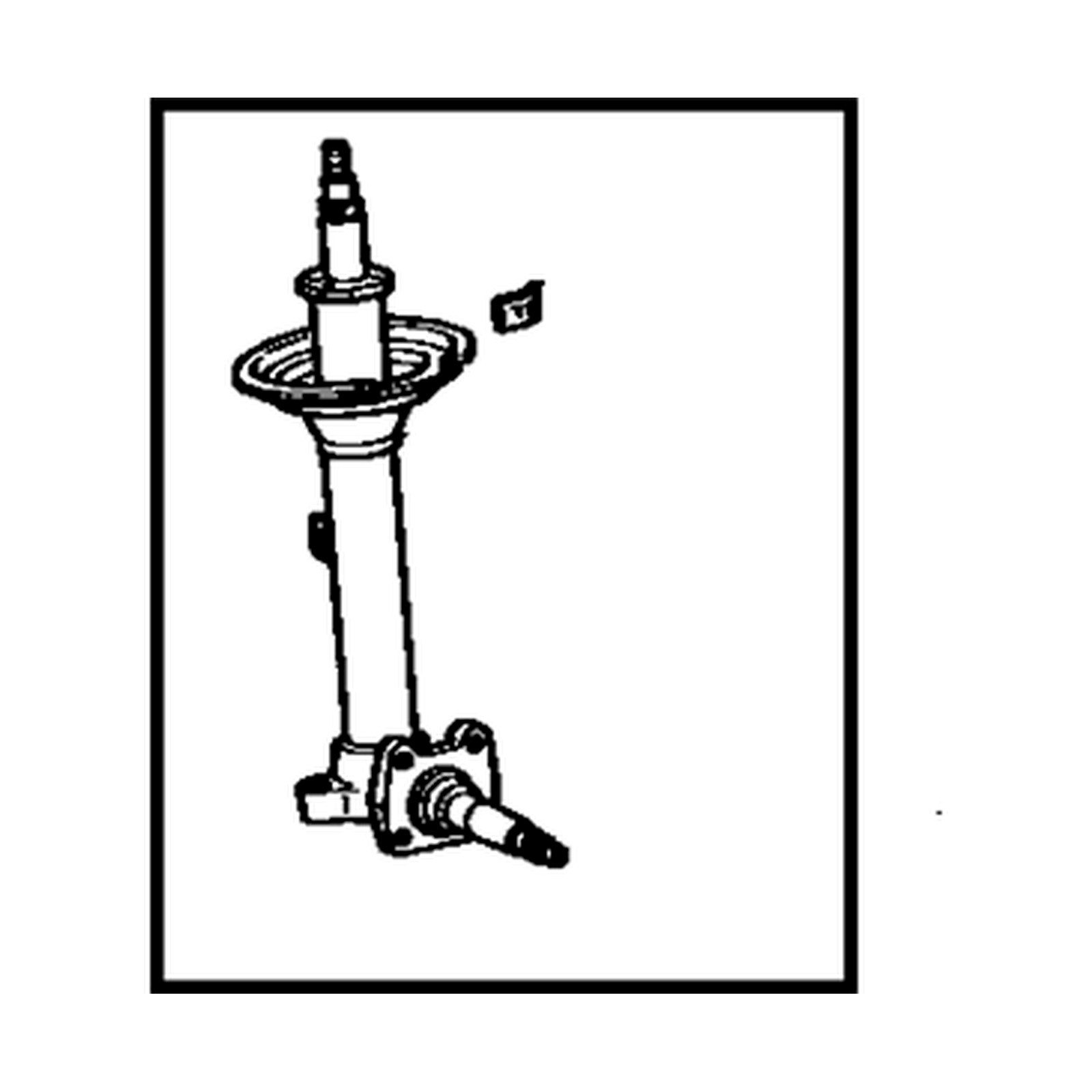 Front Left shock absorbers for Toyota Celica OEM 48510-14140