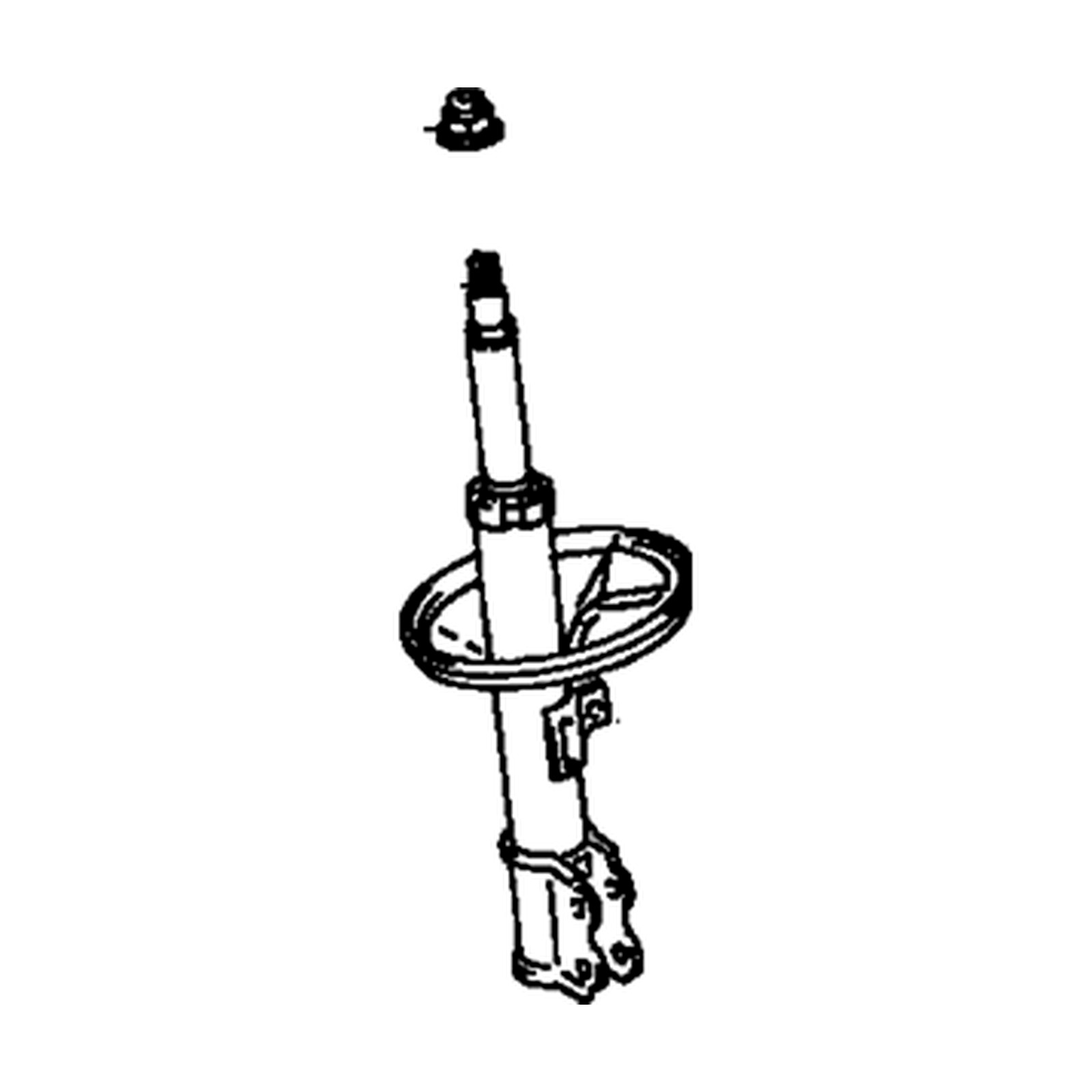 Front Right shock absorbers for Toyota Celica OEM 48510-80221