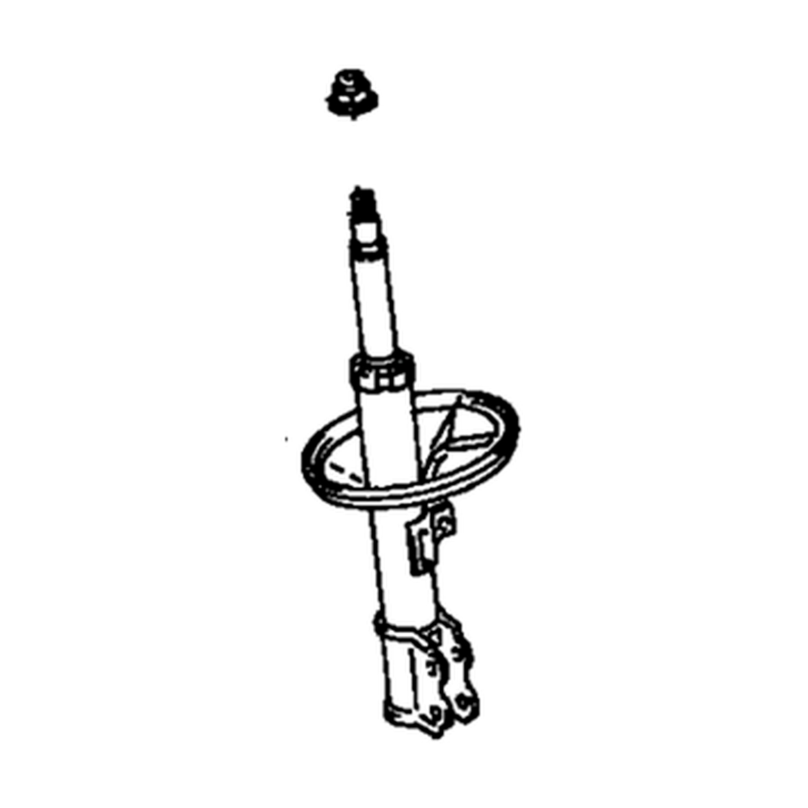 Front Left shock absorbers for Toyota Celica OEM 48520-80046