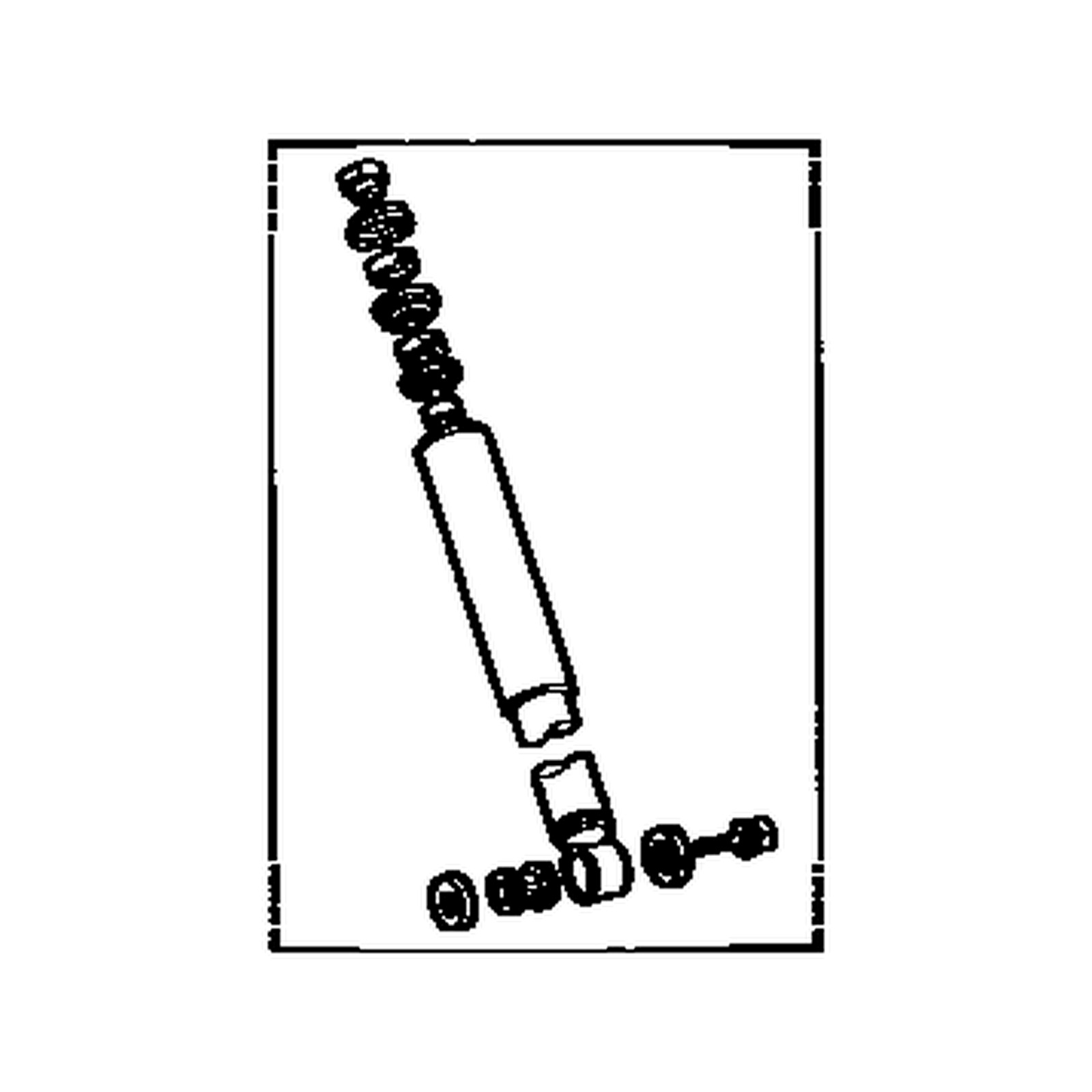Rear Left shock absorbers for Toyota Celica OEM 48531-19615