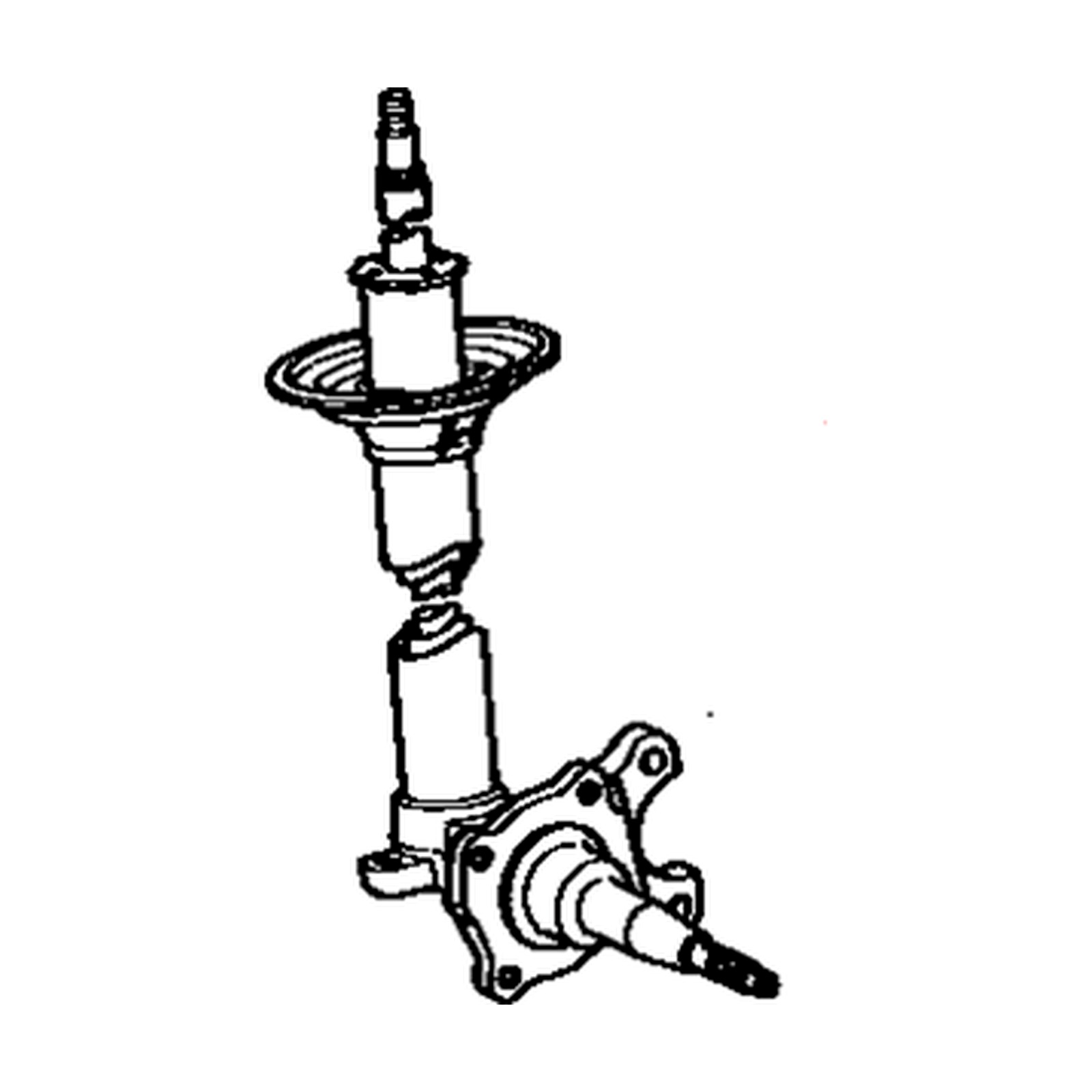 Front Right shock absorbers for Toyota Cressida OEM 48510-22200