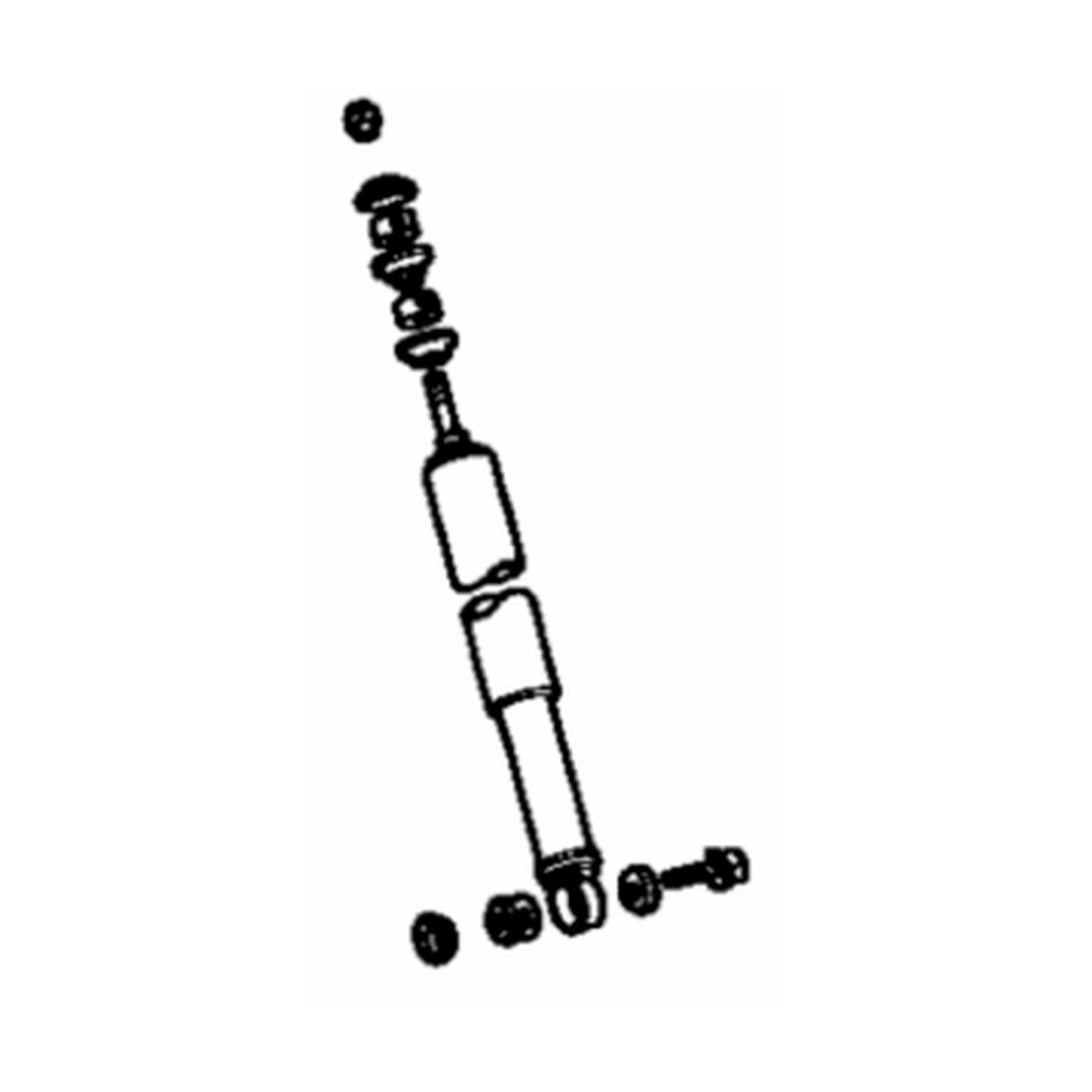 Rear Left shock absorbers for Toyota Cressida OEM 48531-29705