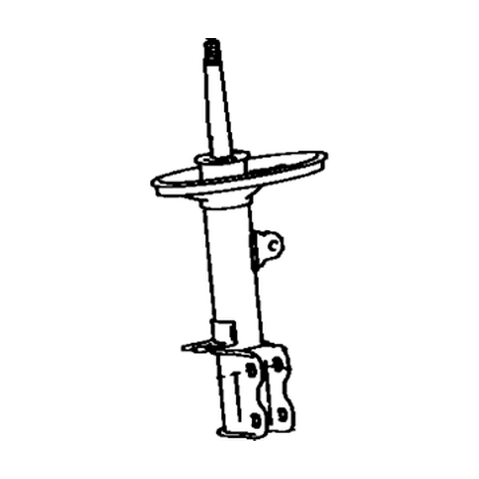 Rear Right shock absorbers for Toyota MR2 OEM 48530-19535
