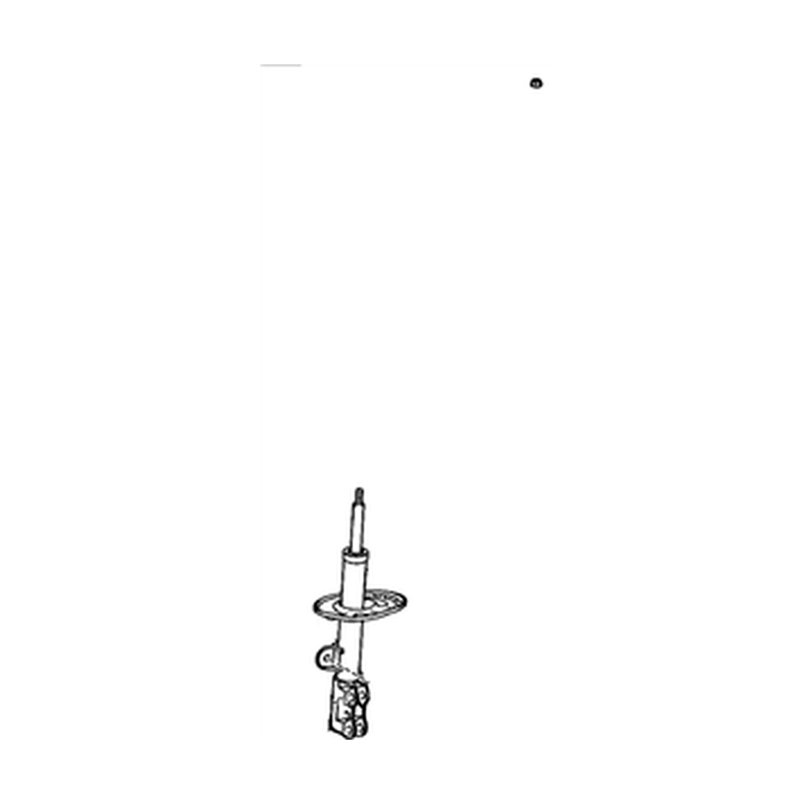 Front Right shock absorbers for Toyota Prius OEM 48510-80668