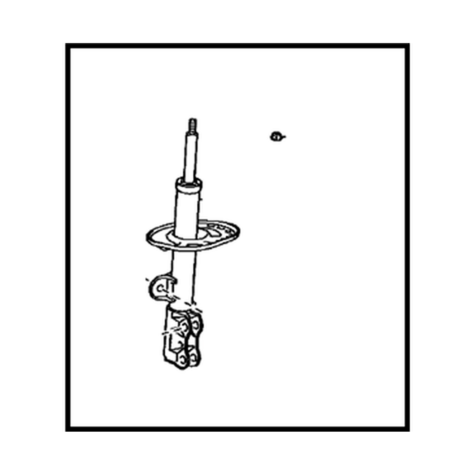 Front Left shock absorbers for Toyota Prius OEM 48520-80298