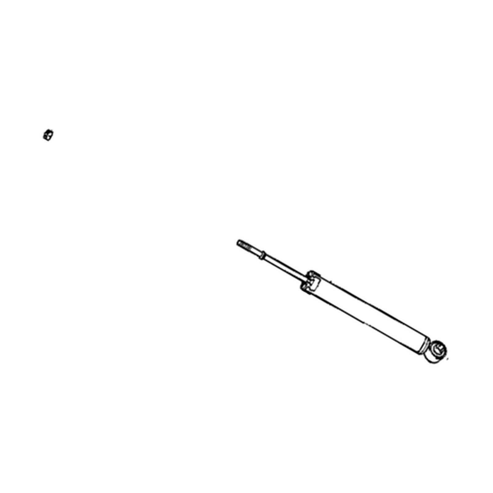 Rear Right shock absorbers for Toyota Prius OEM 48530-80697