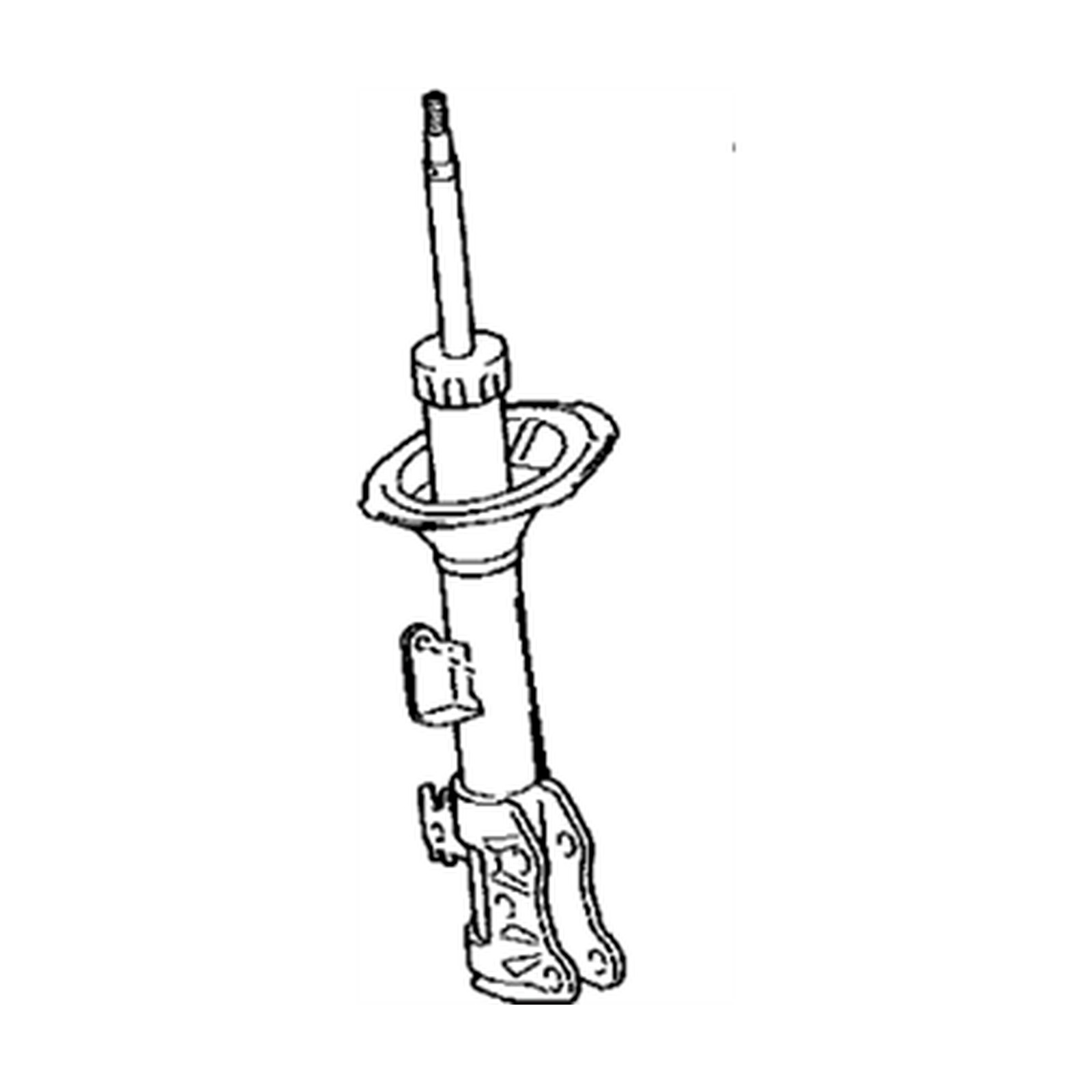 Front Right shock absorbers for Toyota Prius C OEM 48510-52G40