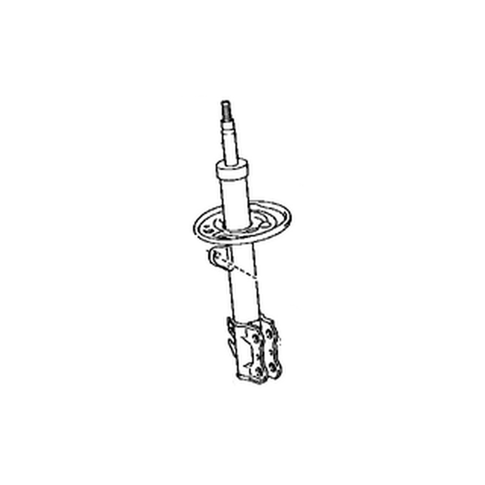 Front Right shock absorbers for Toyota Yaris OEM 48510-52J21