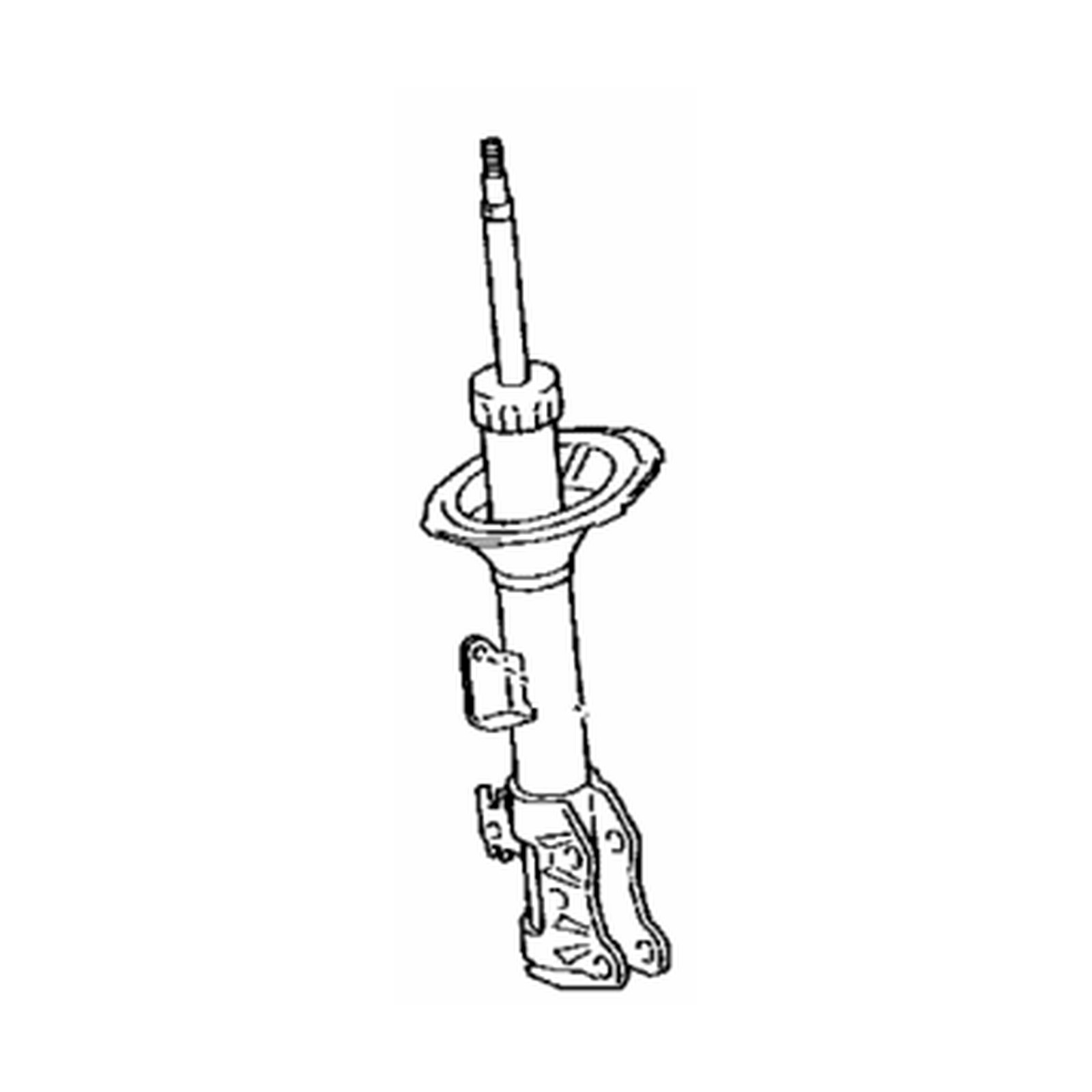 Front Left shock absorbers for Toyota Yaris OEM 48520-0D340