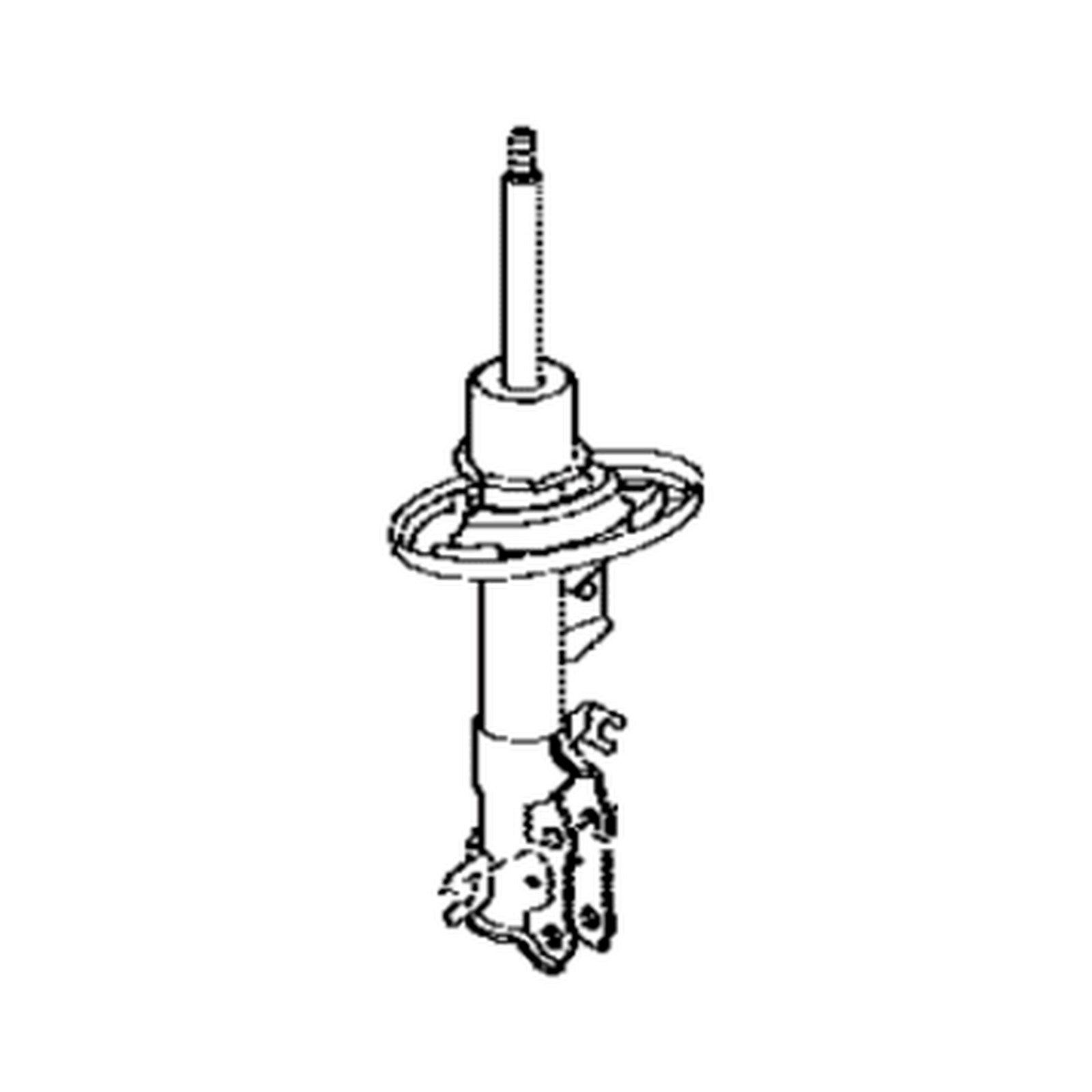 Front Right shock absorbers for Toyota Yaris;Yaris iA OEM 48510-WB005